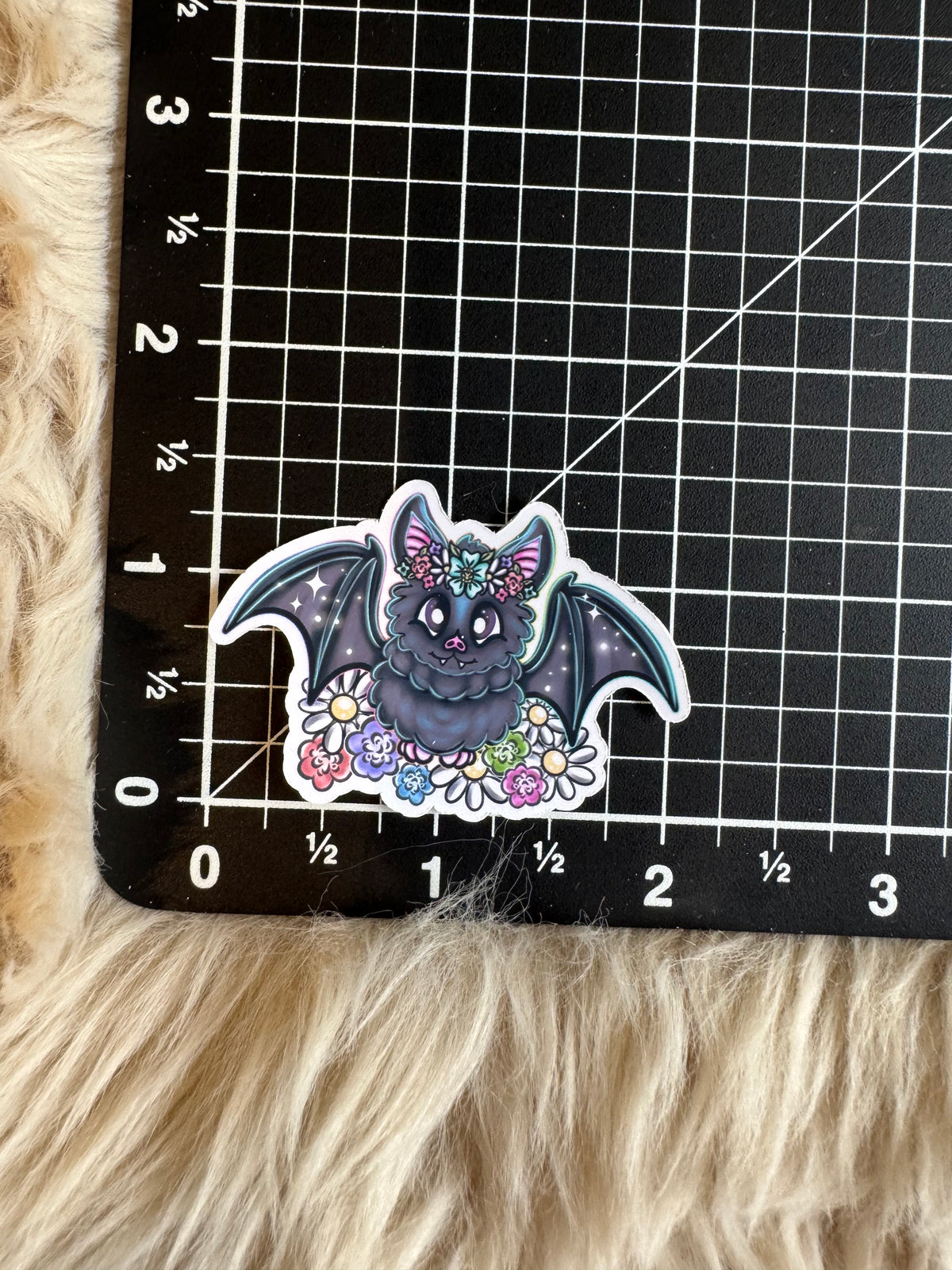 Floral bats Stickers