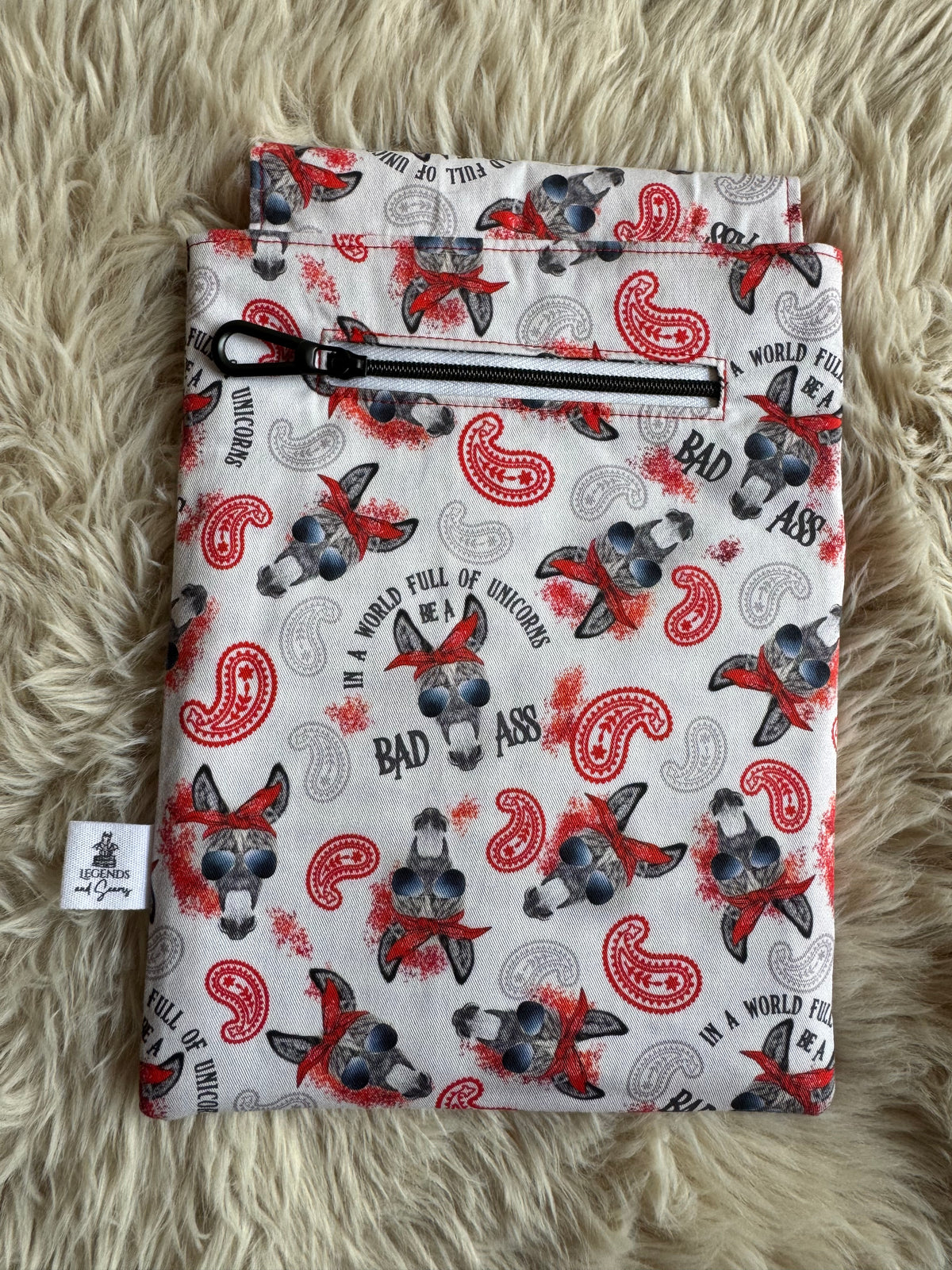 Bad ass Small eReader and Book Sleeve
