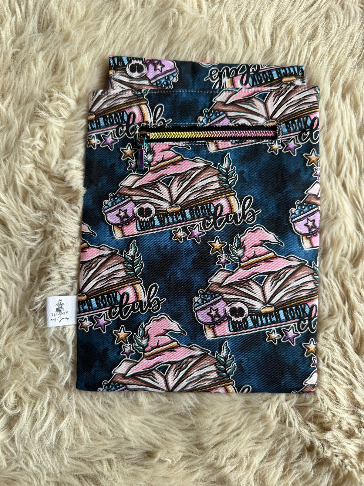 Bad witch book club (Dark) Small eReader and Book Sleeve