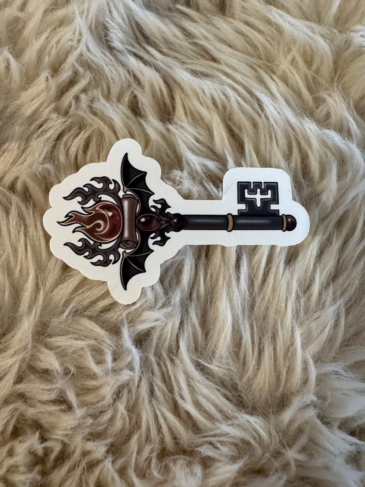 Fire key Stickers