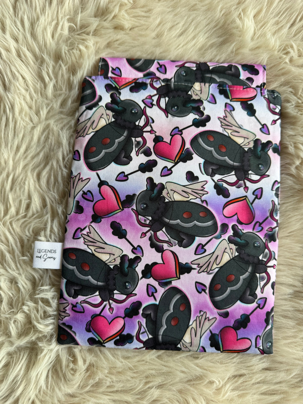 Mothman cupid (purple) Small Basic sleeve