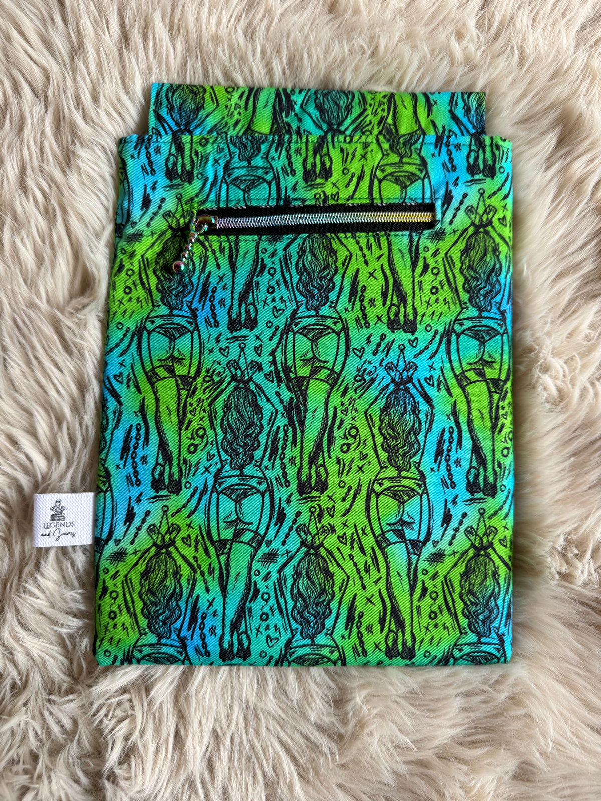 Tied up Small eReader and Book Sleeve