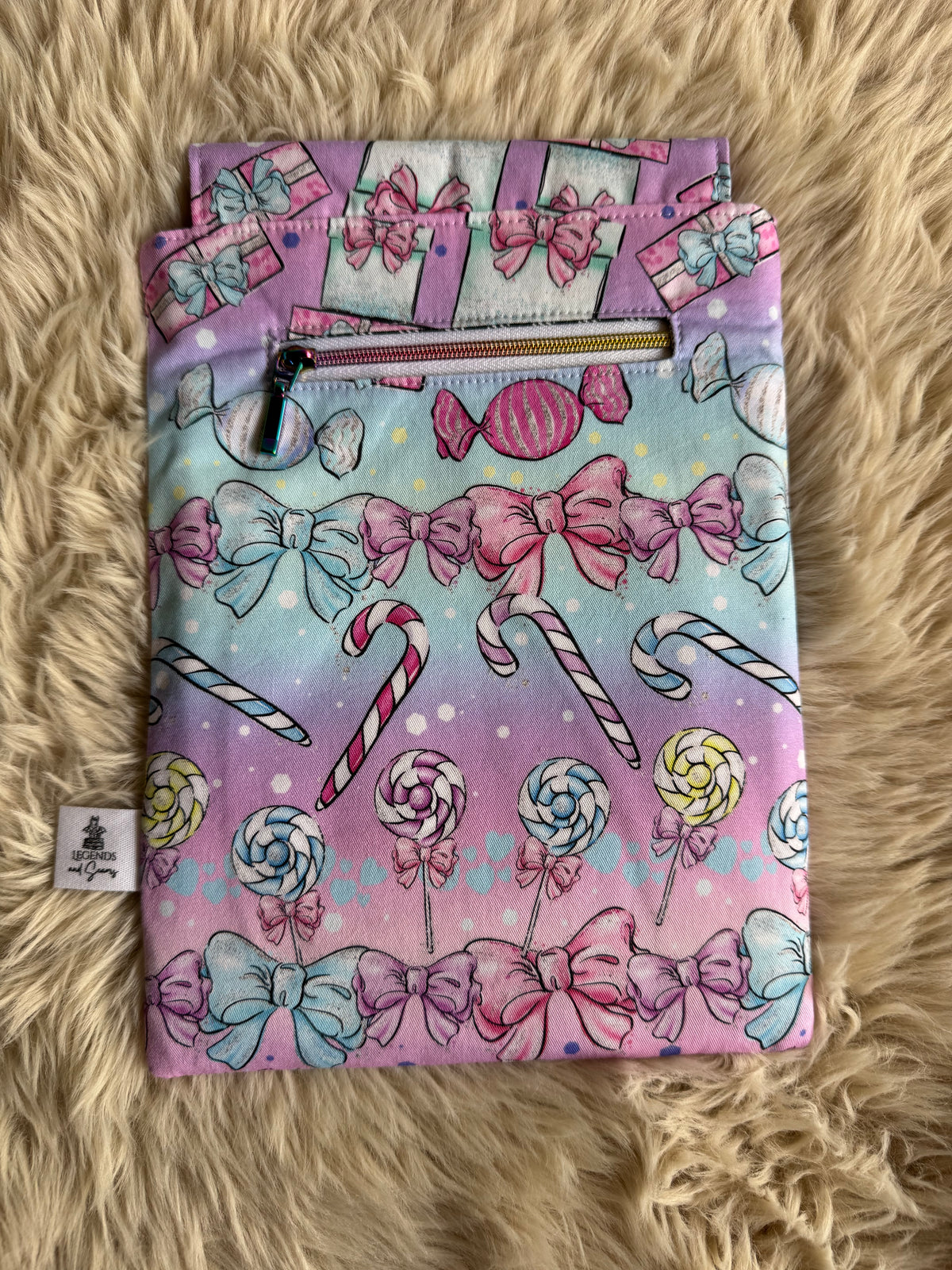 Pastel candy Small eReader and Book Sleeve
