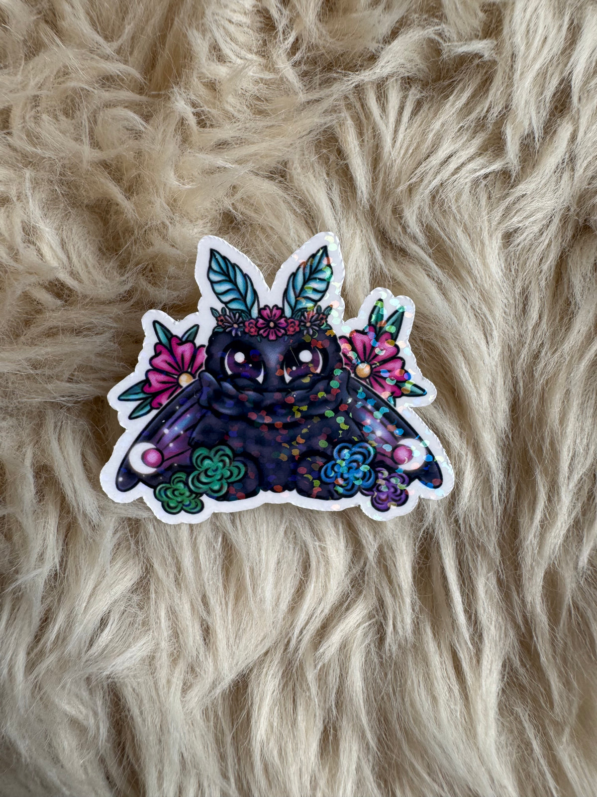 Floral moths Stickers