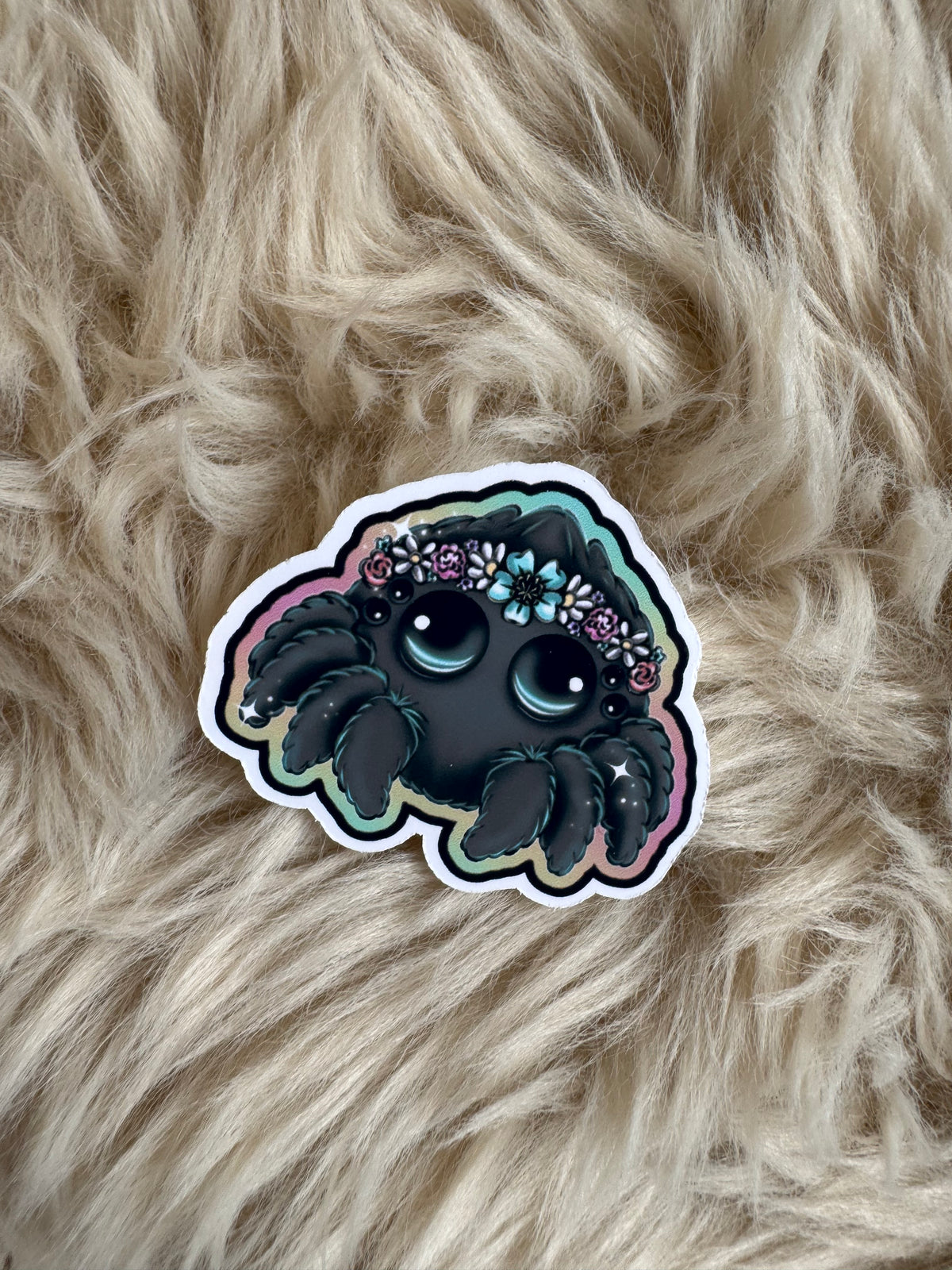 Floral spiders Stickers
