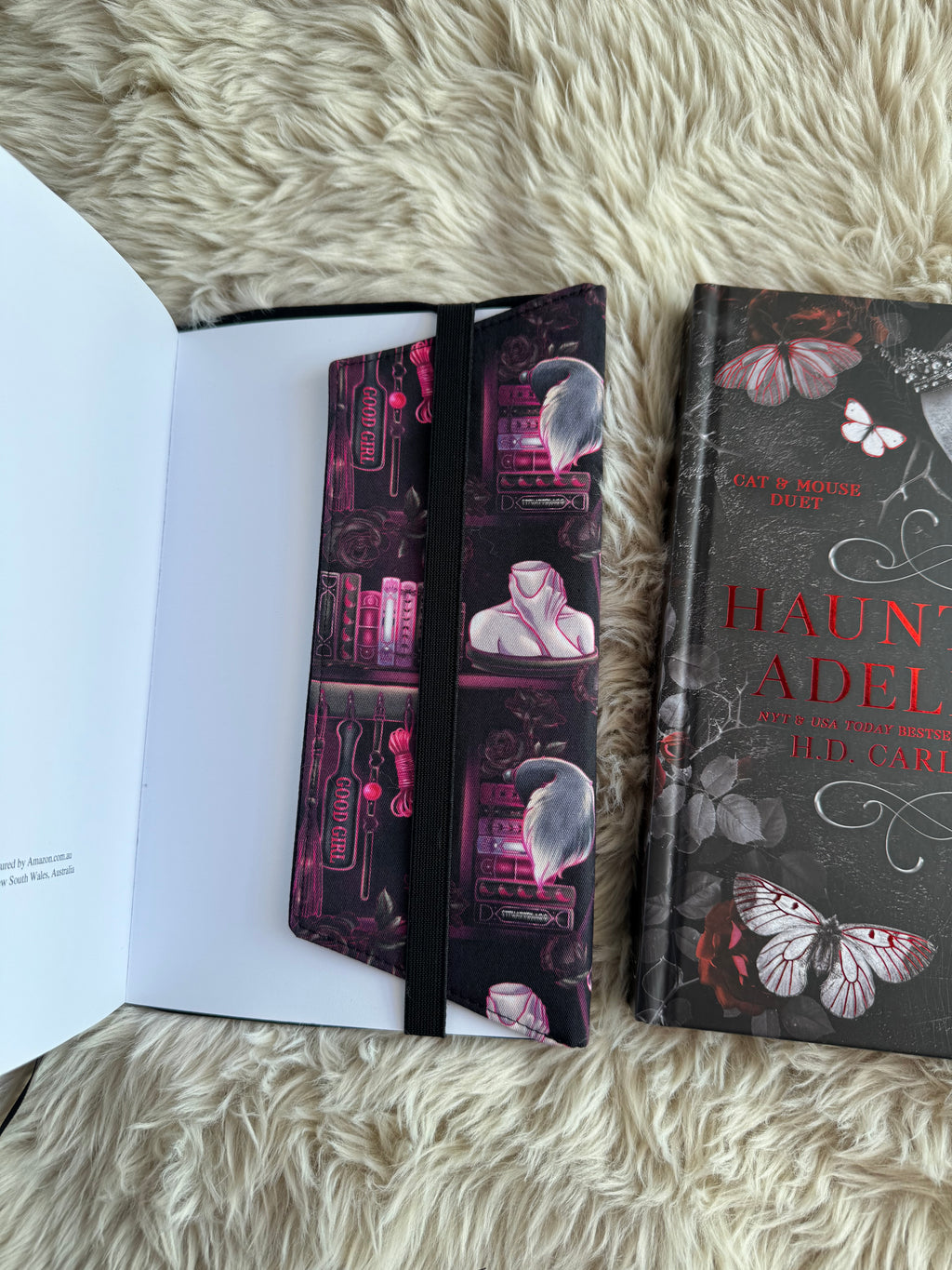 Dark romance shelves dust jacket (Pink)