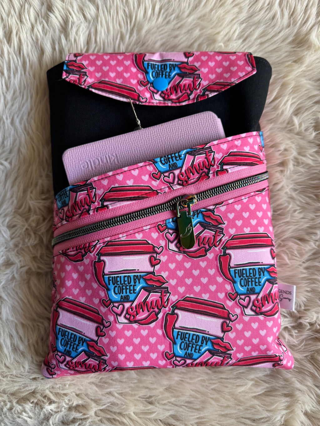 Coffee and Smut (Rainbow Zipper Pull) Large 3in1 Sleeve
