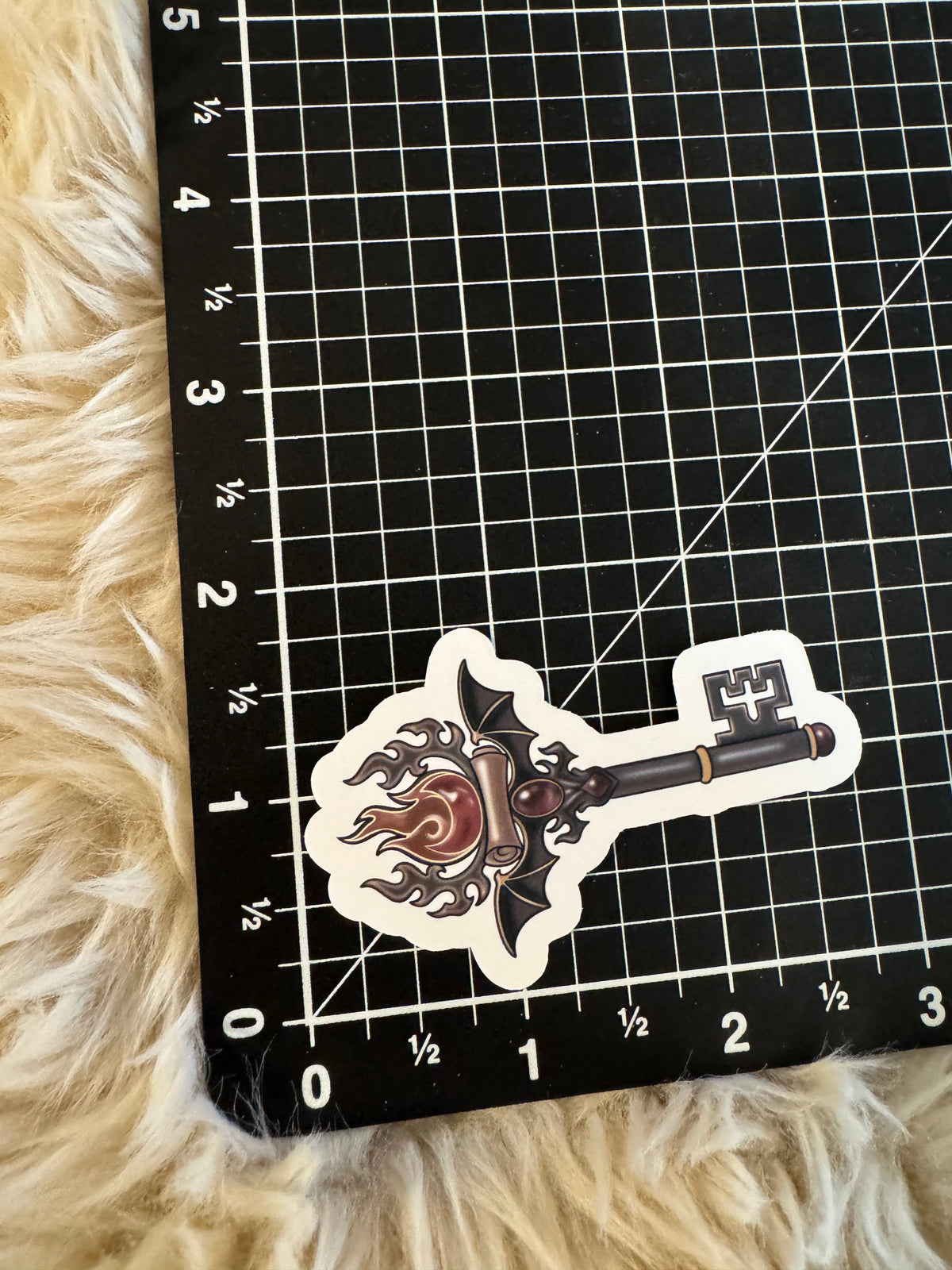 Fire key Stickers