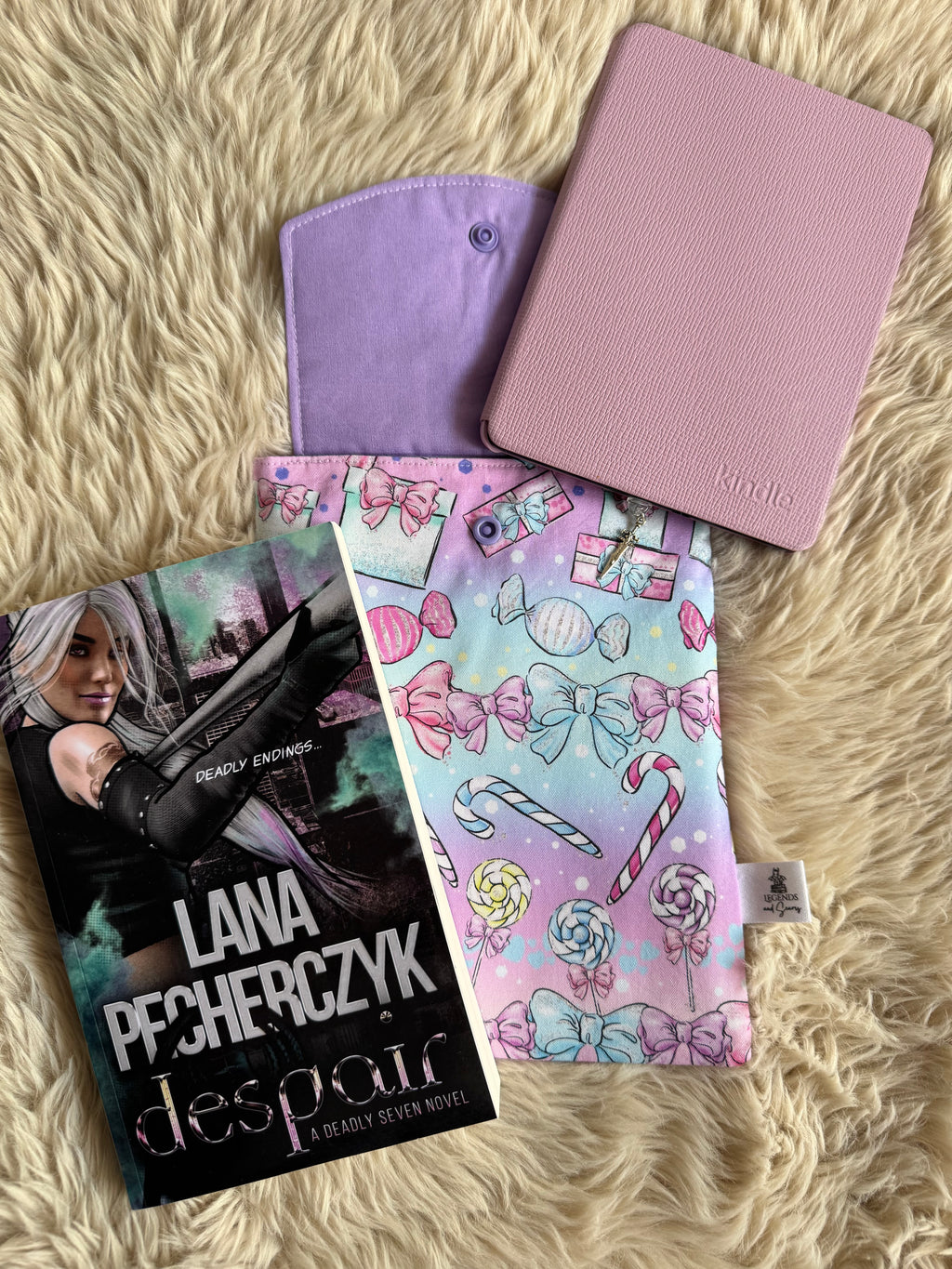 Pastel candy Small eReader and Book Sleeve