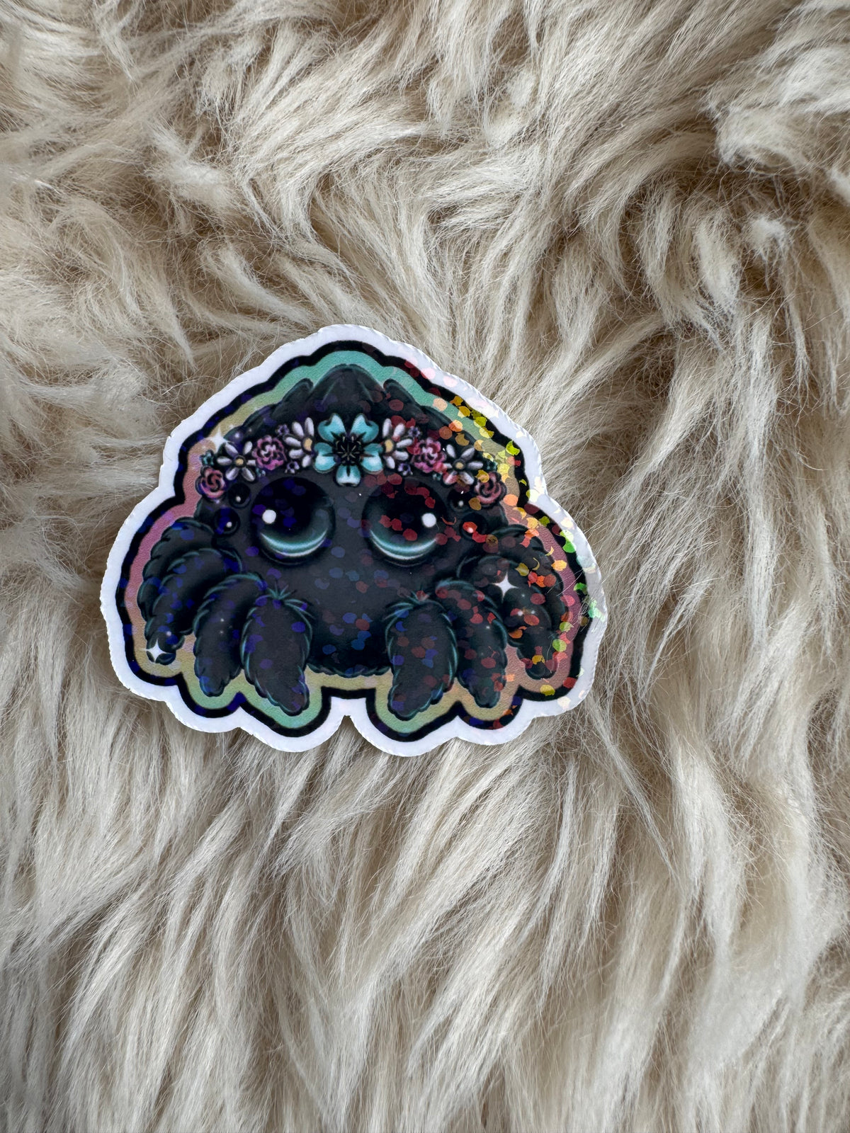 Floral spiders Stickers