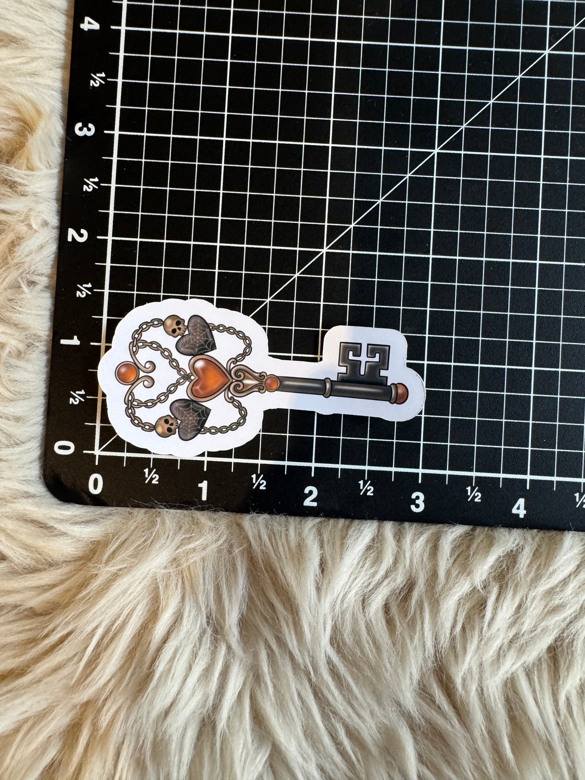 Heart key Stickers