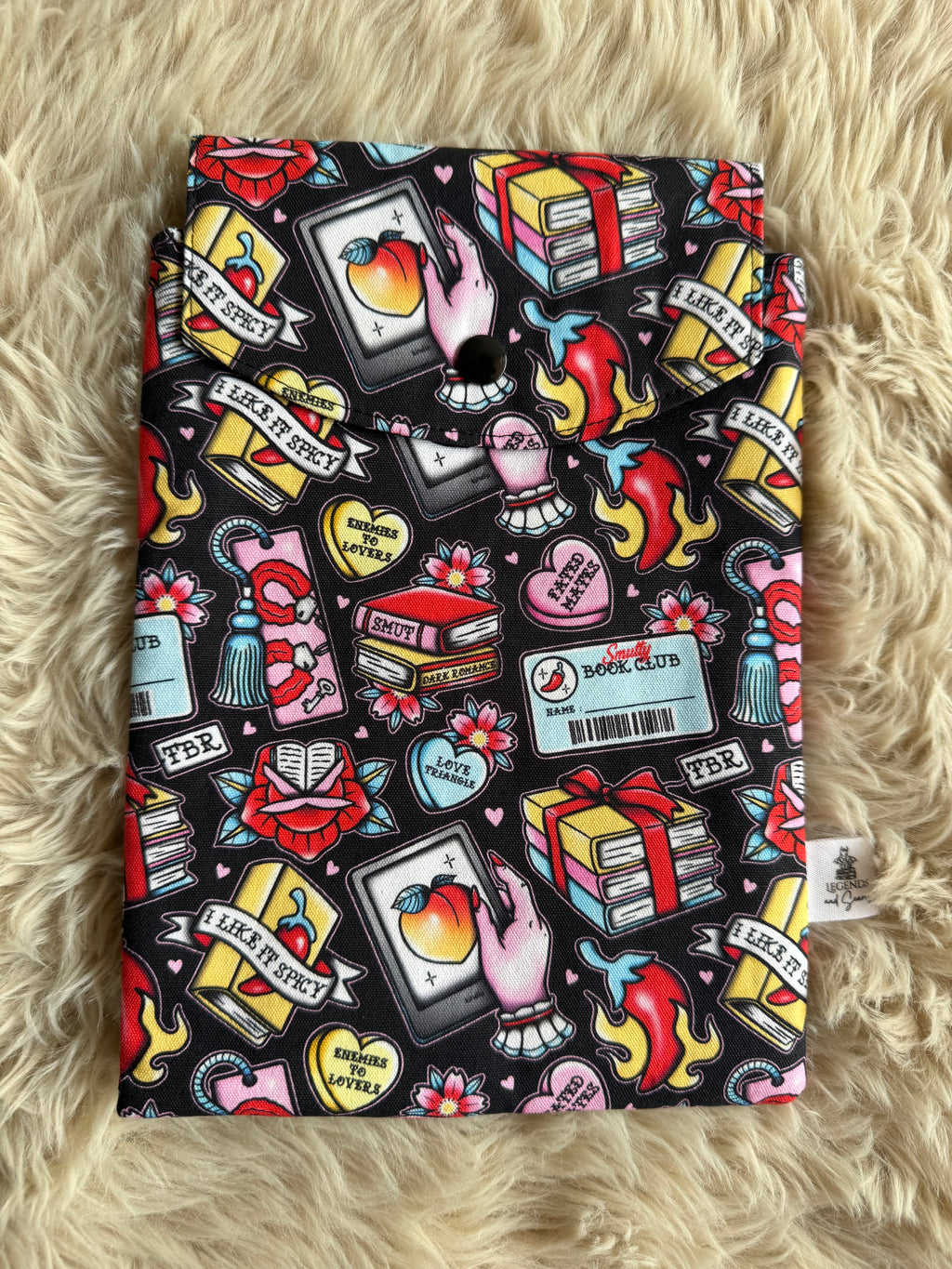 Spicy trope Small eReader and Book Sleeve