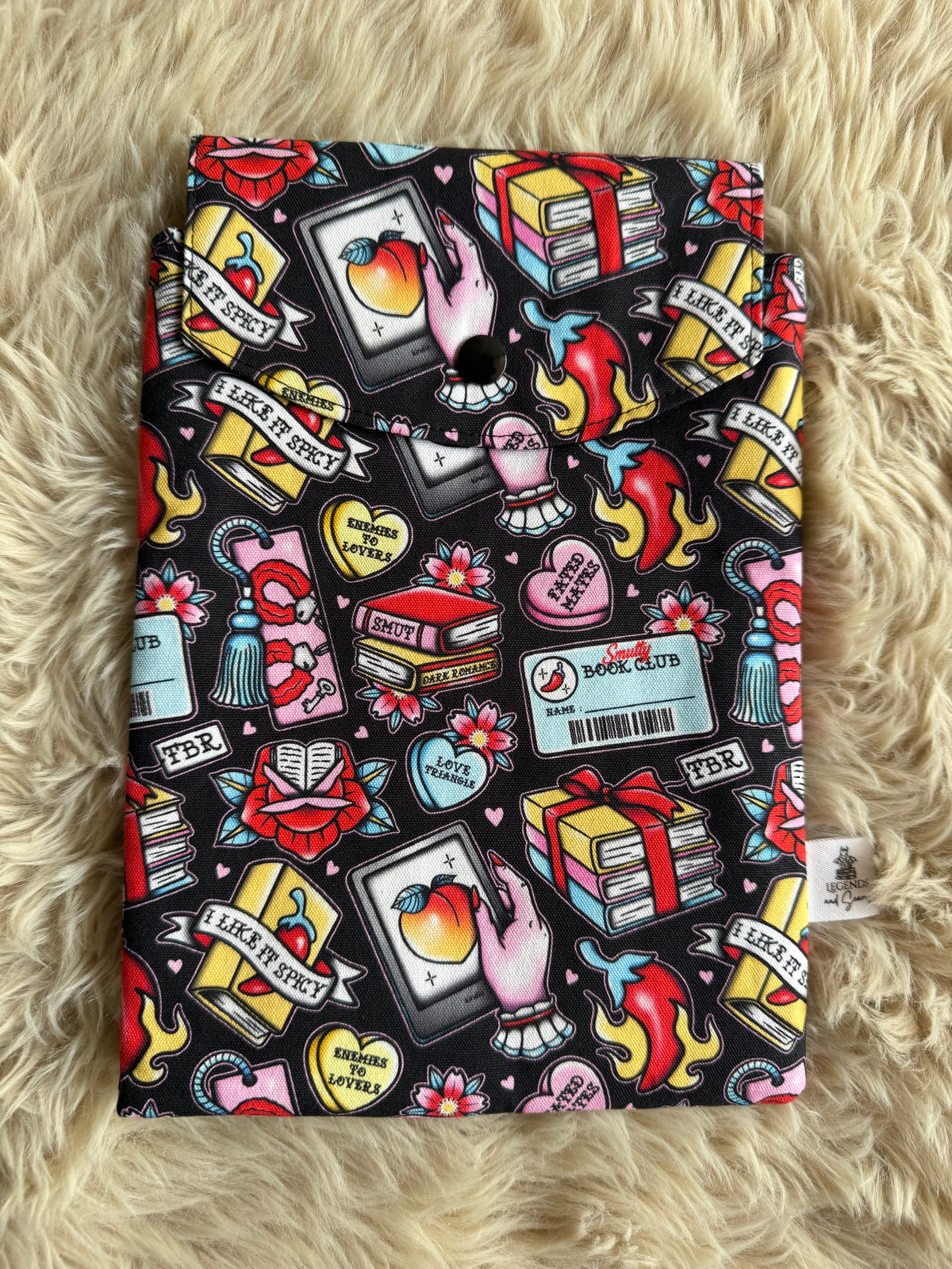 Spicy trope Small eReader and Book Sleeve