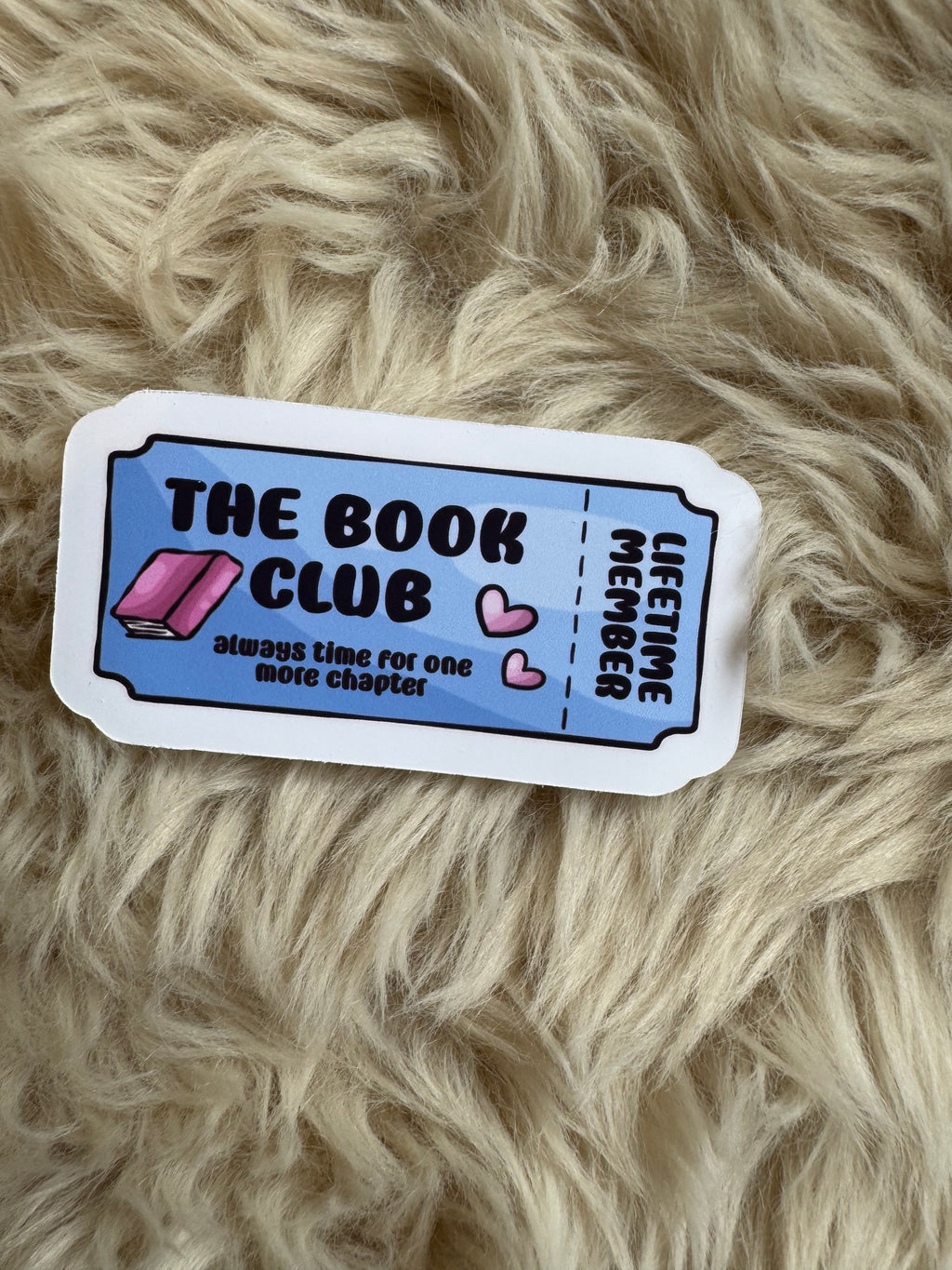 Book club ticket Stickers