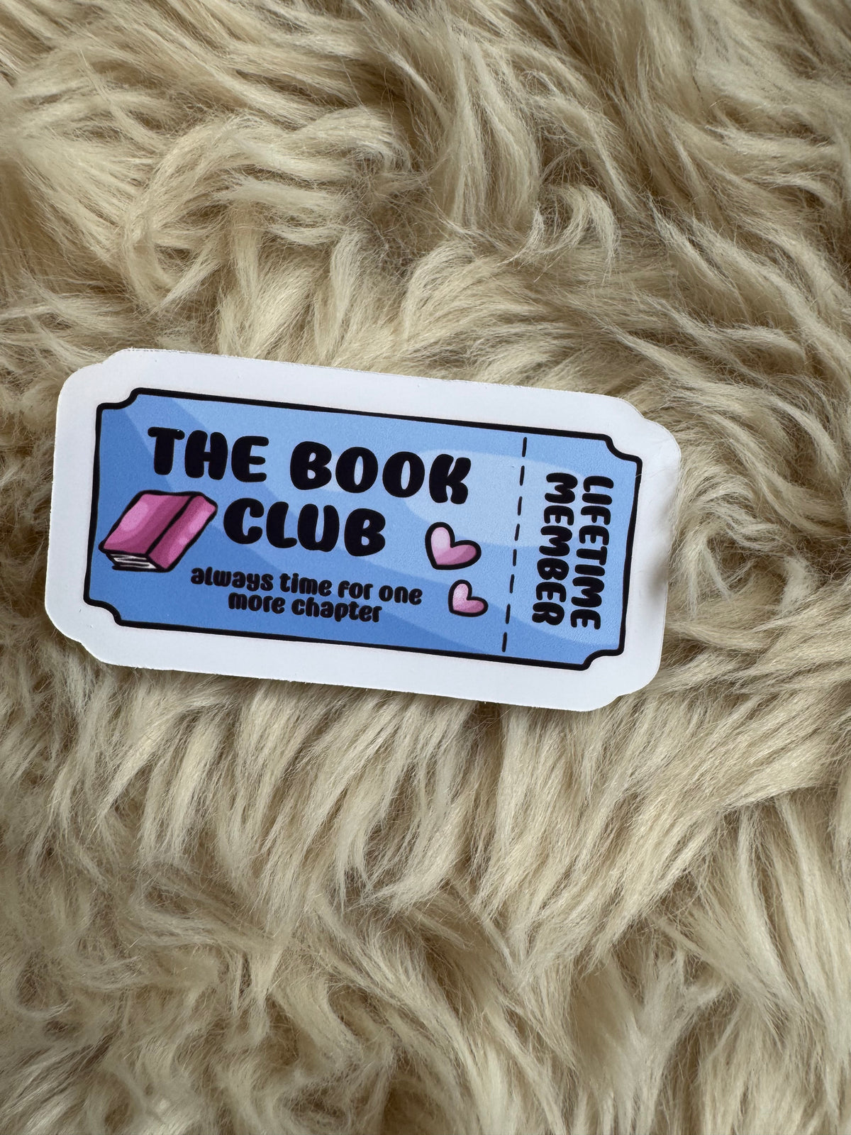 Book club ticket Stickers