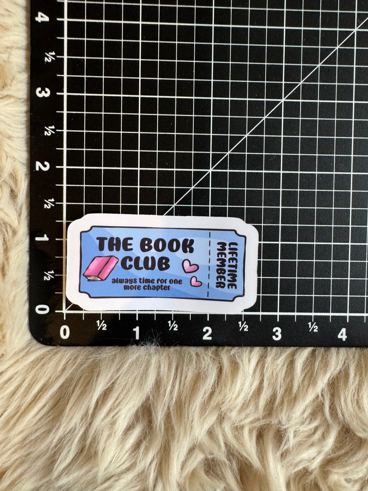 Book club ticket Stickers