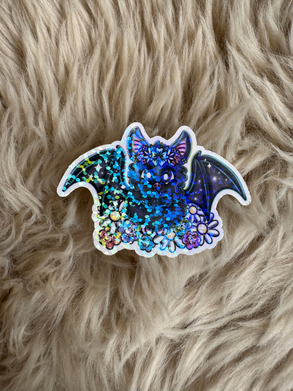 Floral bats Stickers
