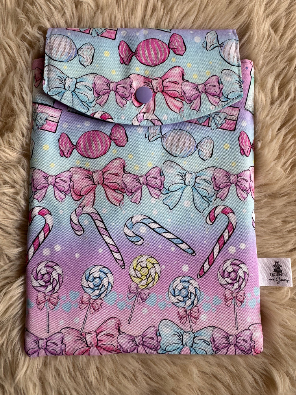 Pastel candy Small eReader and Book Sleeve