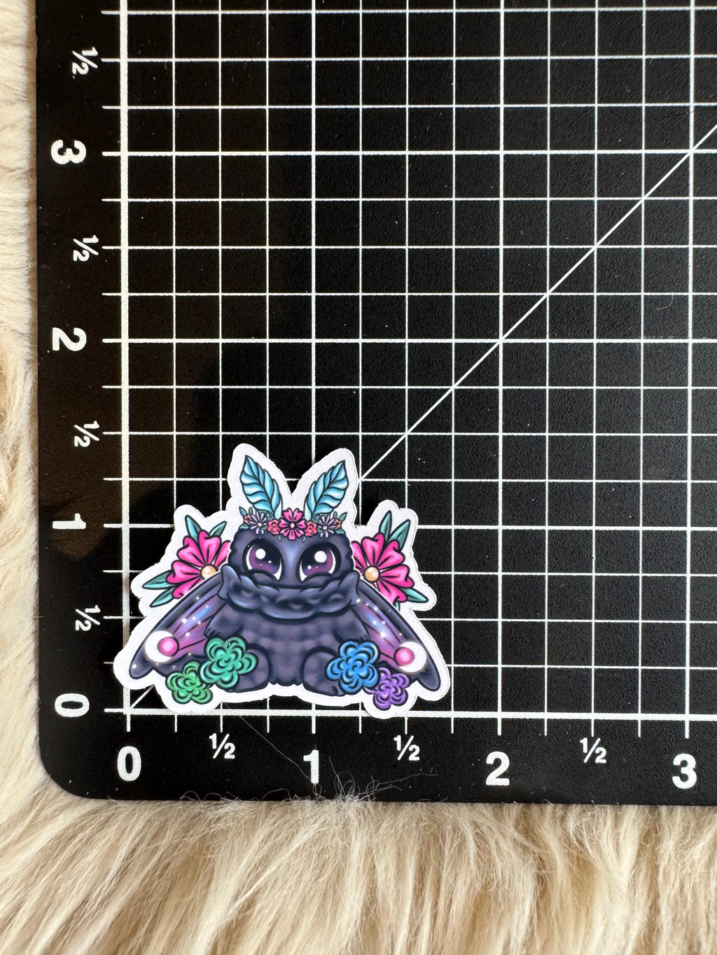 Floral moths Stickers