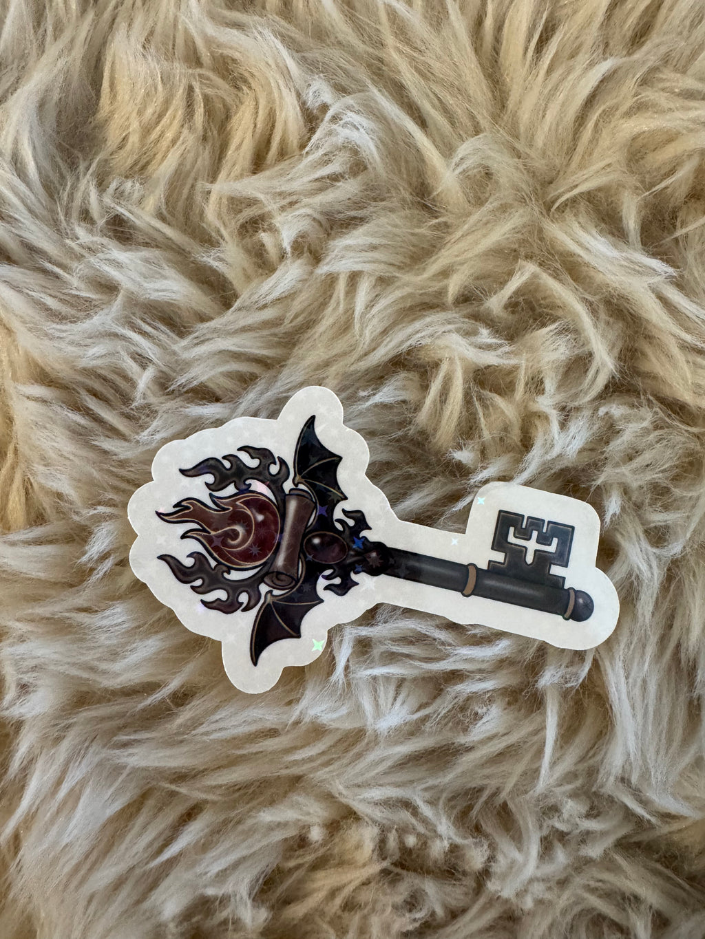Fire key Stickers