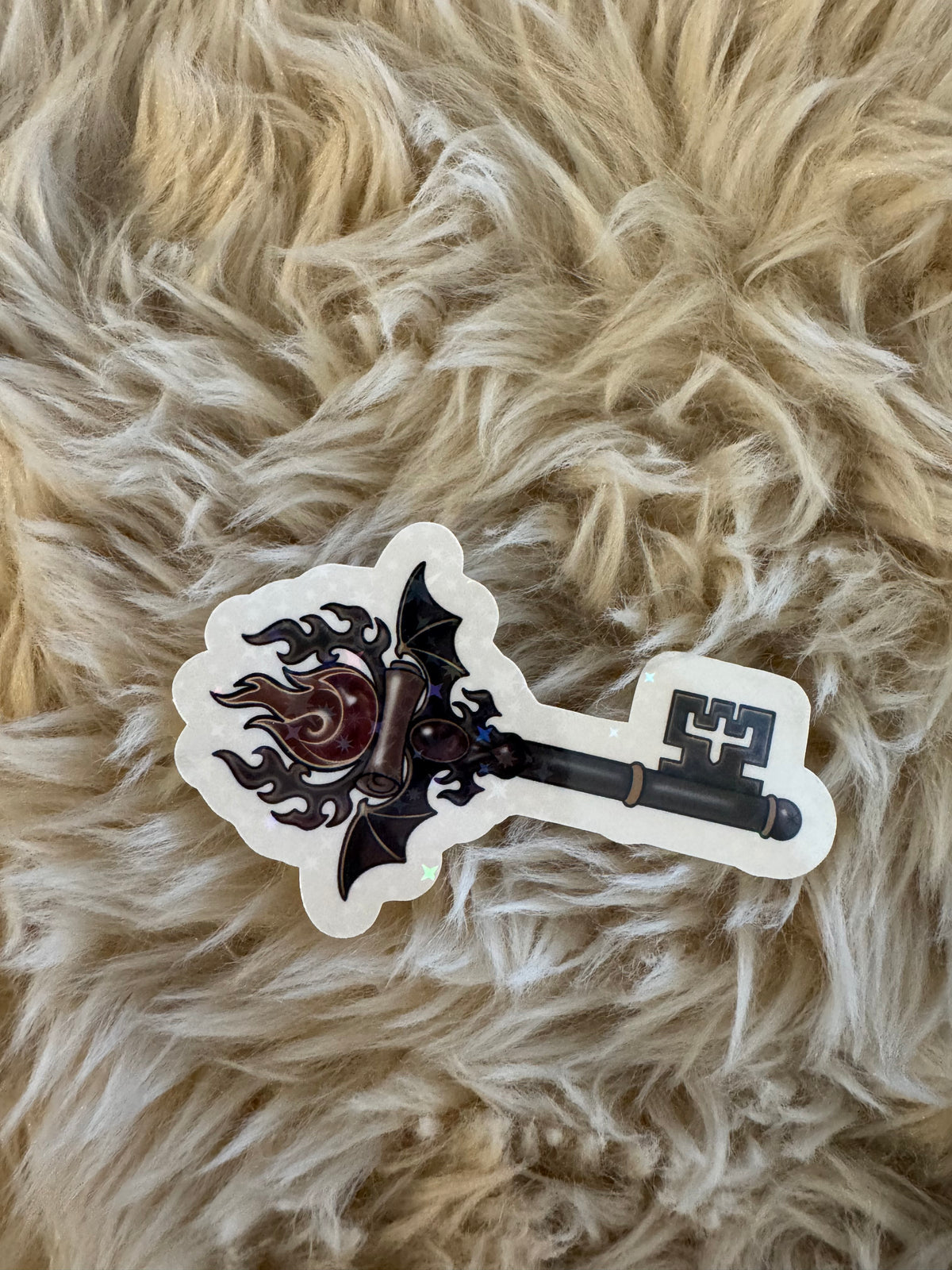 Fire key Stickers