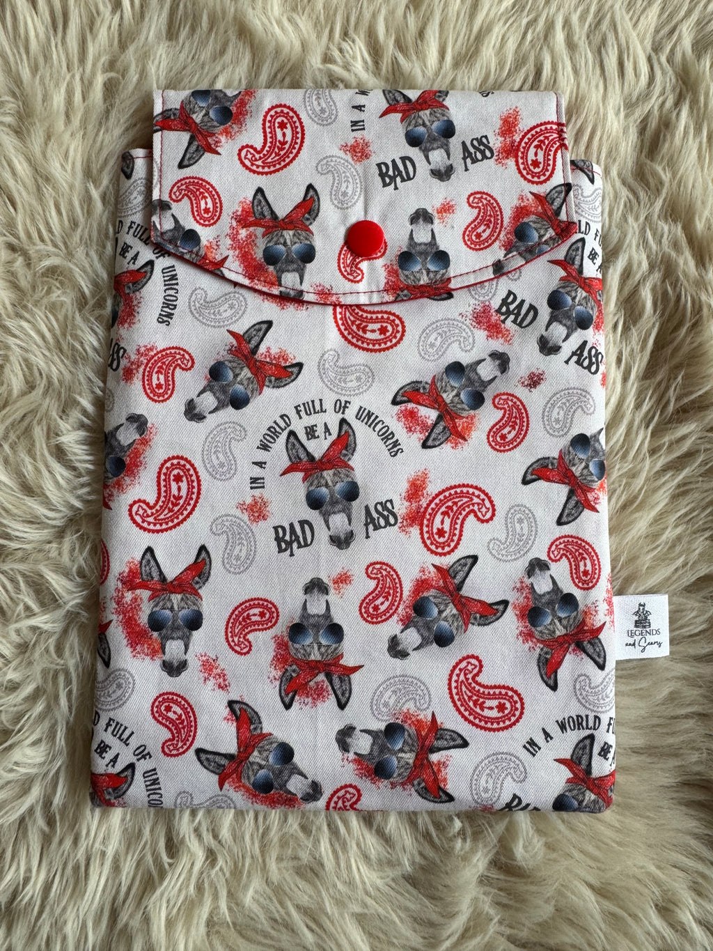 Bad ass Small eReader and Book Sleeve