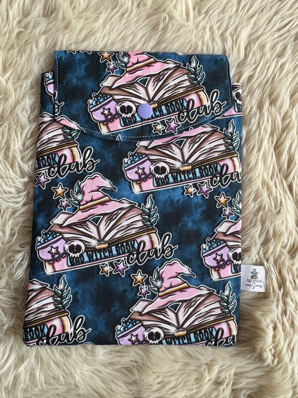 Bad witch book club (Dark) Small eReader and Book Sleeve