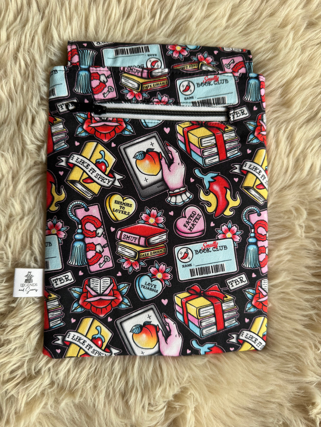 Spicy trope Small eReader and Book Sleeve