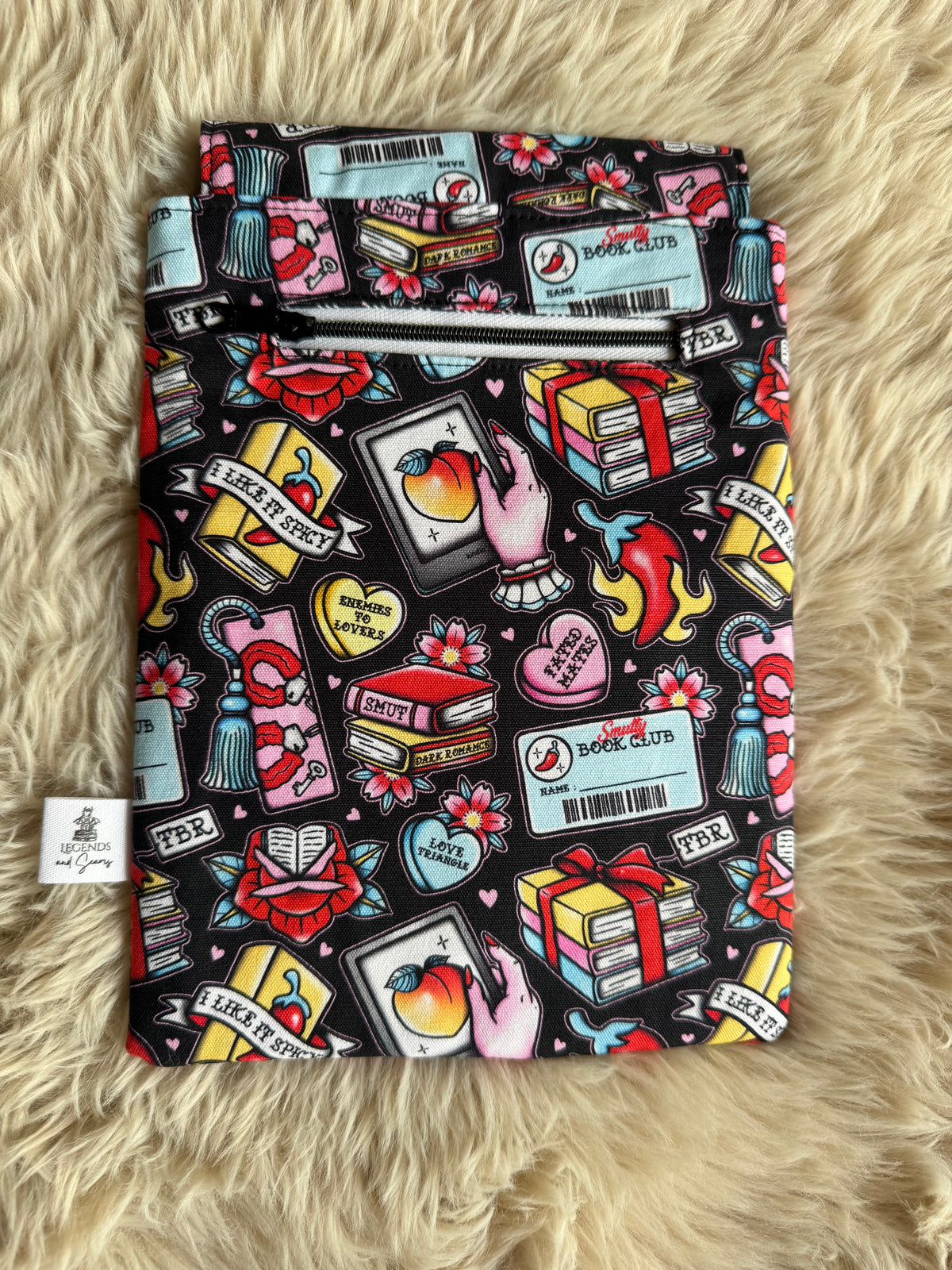 Spicy trope Small eReader and Book Sleeve