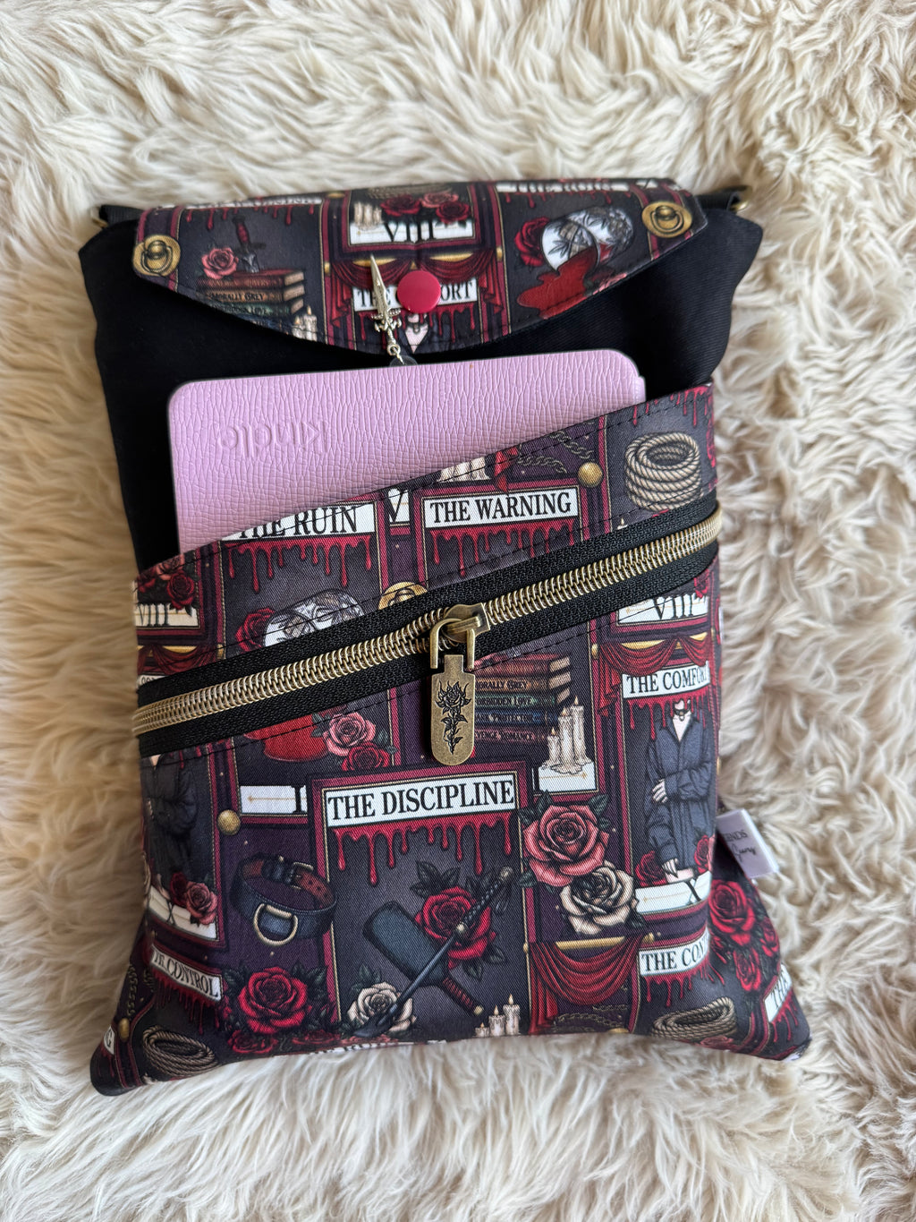 The Discipline (Plum) Large 3in1 Sleeve with strap