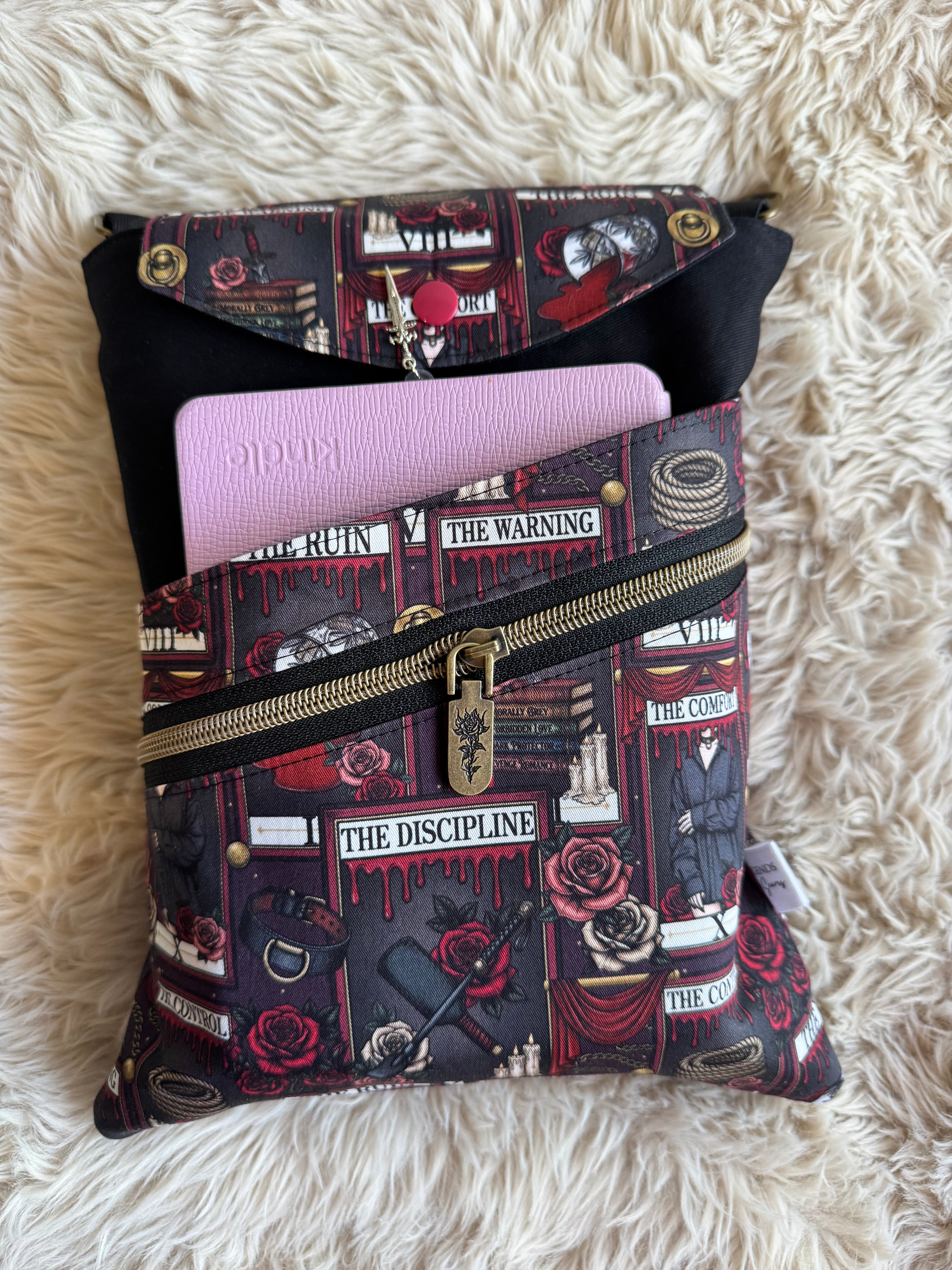 The Discipline (Plum) Large 3in1 Sleeve with strap