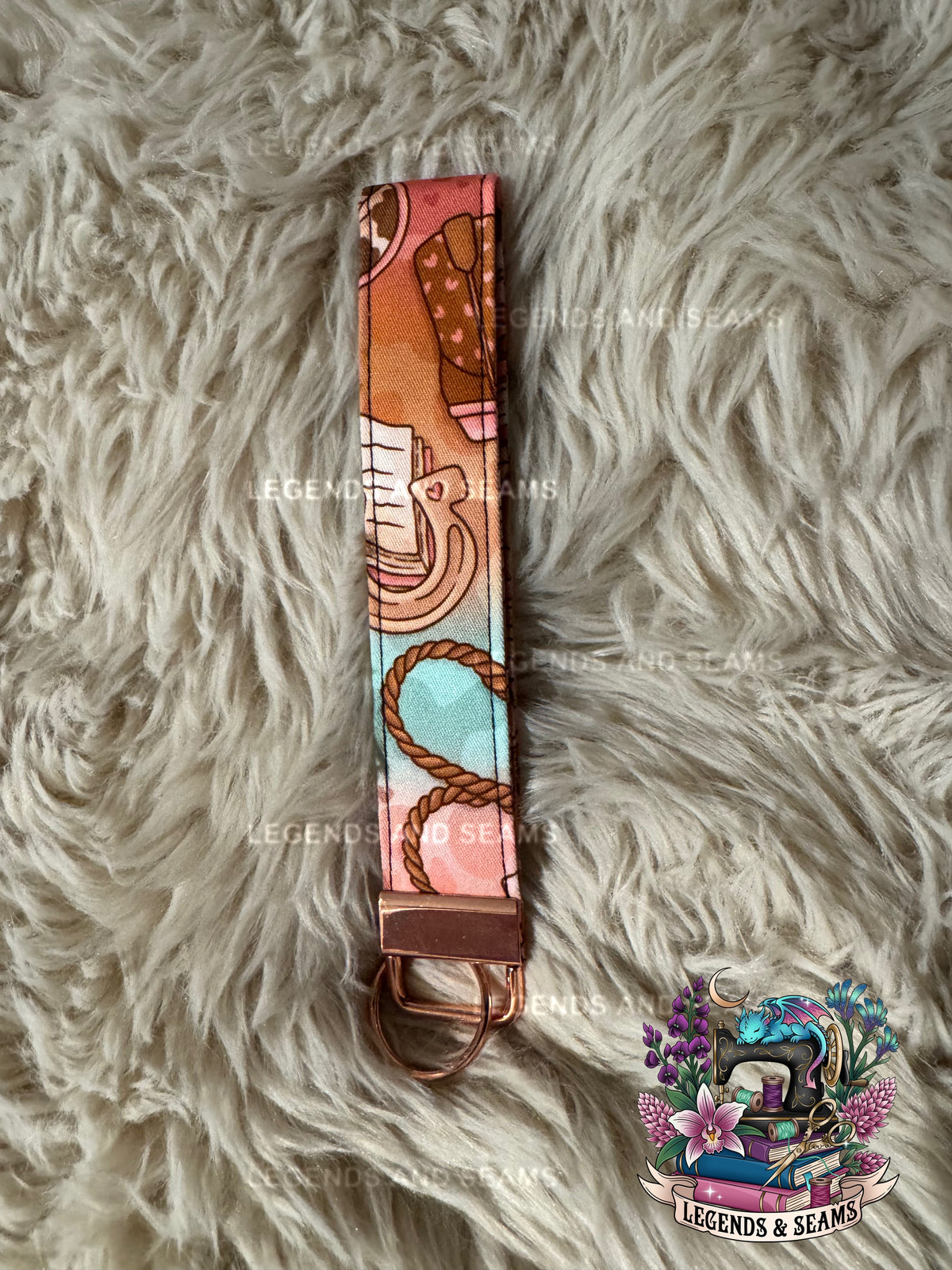Yeehaw (Mint Ombré) Wristlet