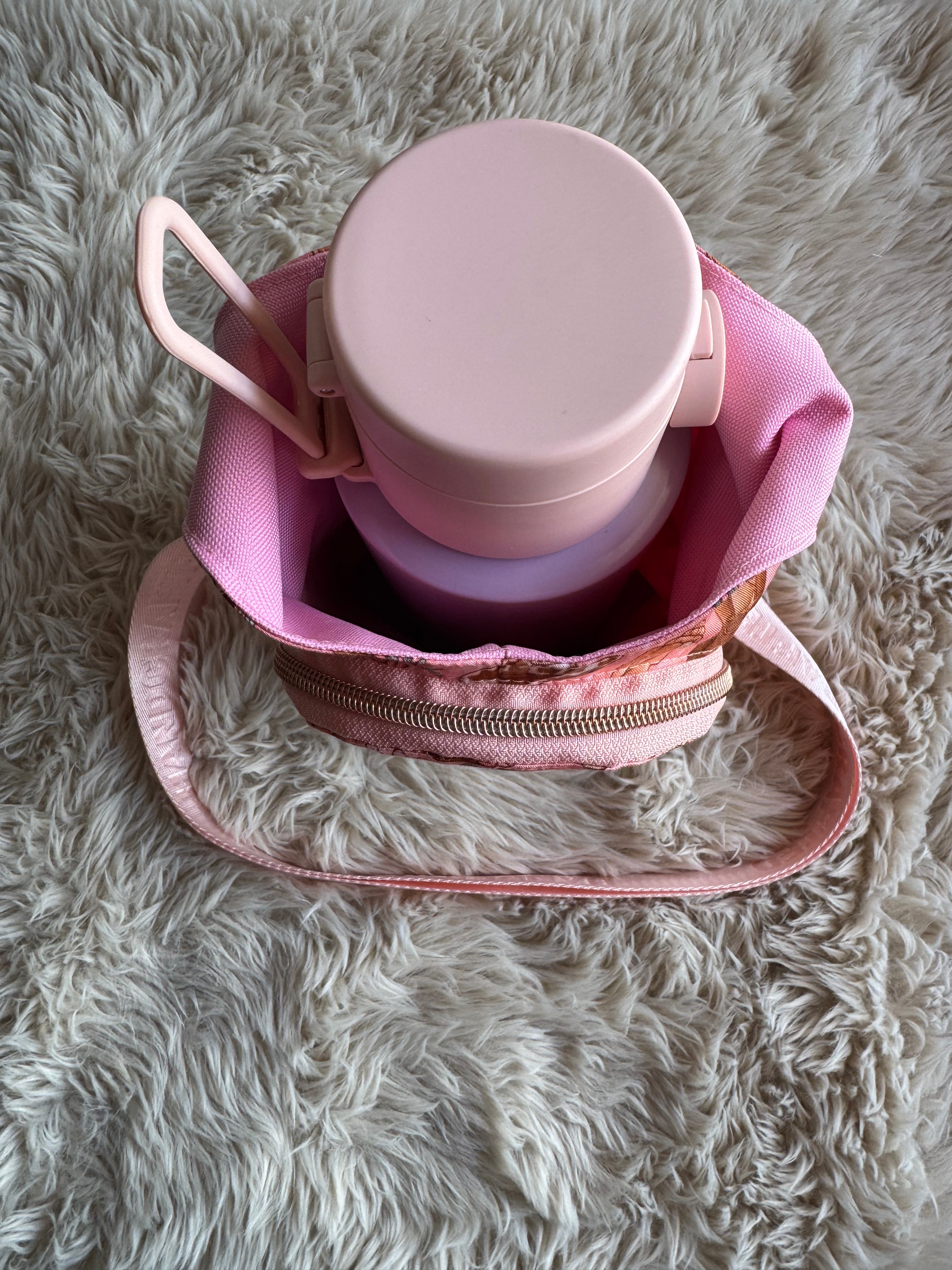 Sunset Cowgirl Water Bottle Sling with Adjustable Strap