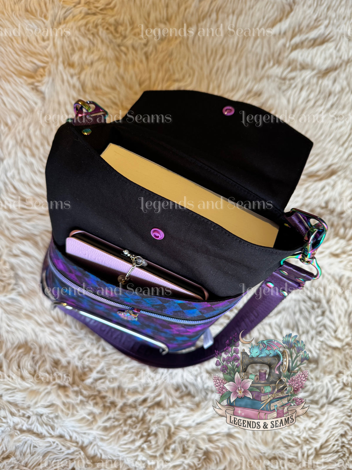 Circus Diamond (Purple) Large 3in1 with adjustable strap