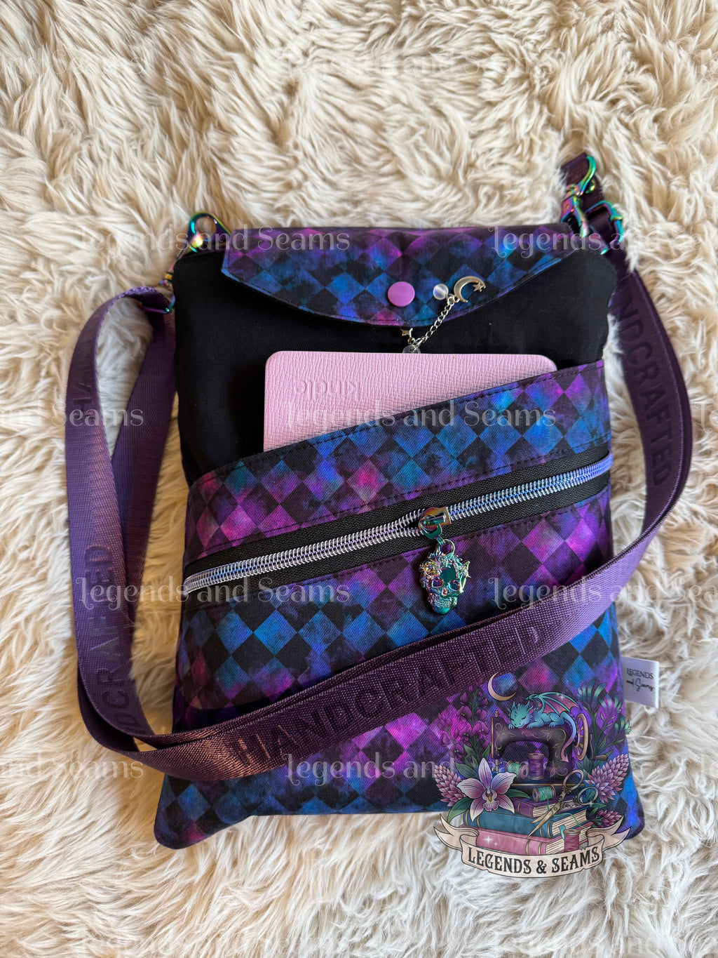 Circus Diamond (Purple) Large 3in1 with adjustable strap
