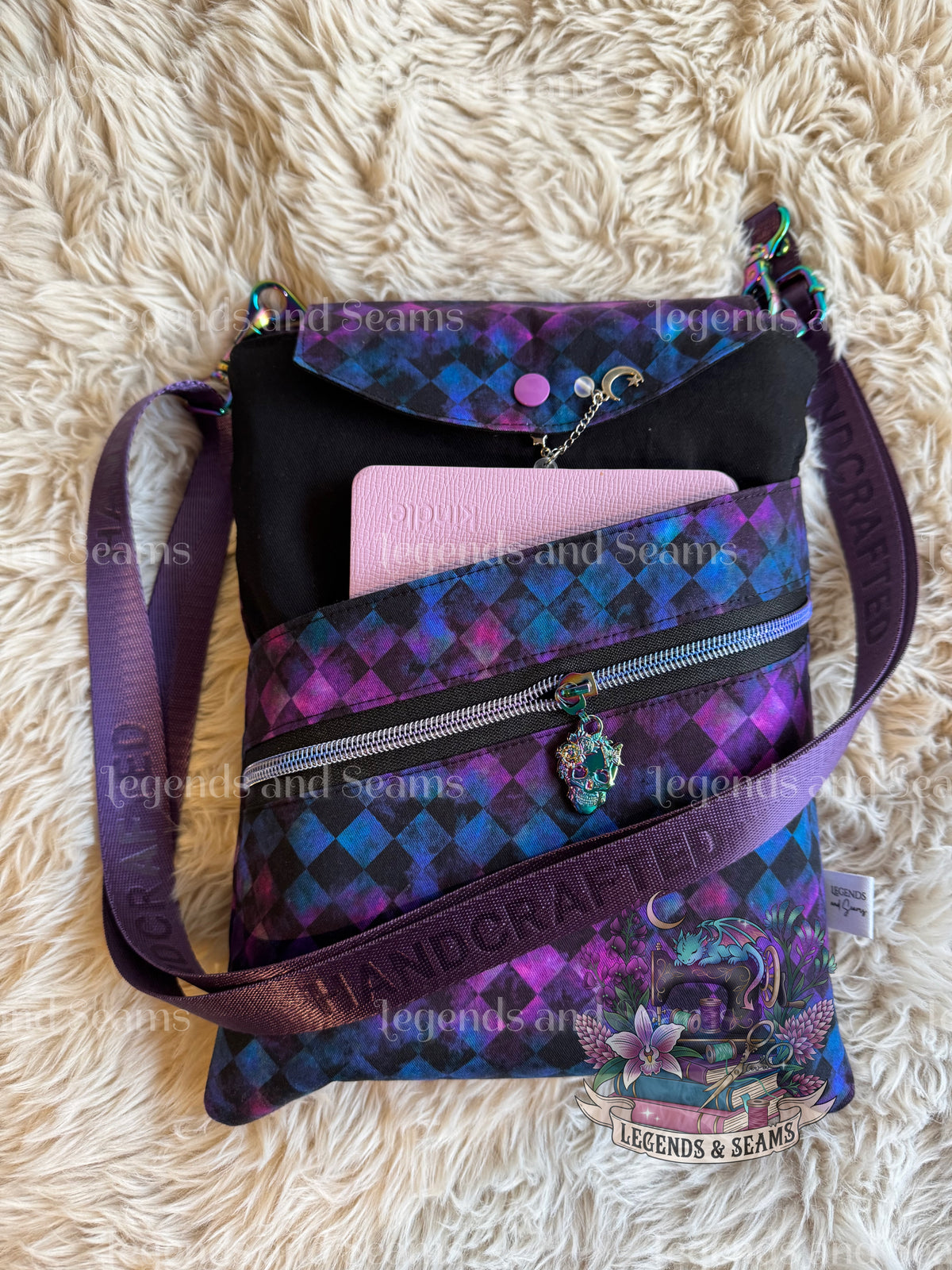 Circus Diamond (Purple) Large 3in1 with adjustable strap