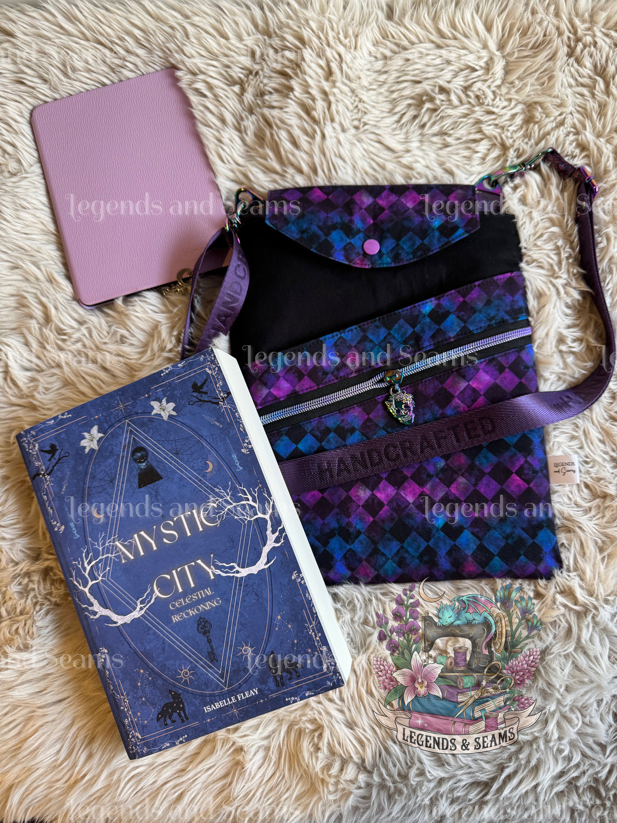 Circus Diamond (Purple) Large 3in1 with adjustable strap