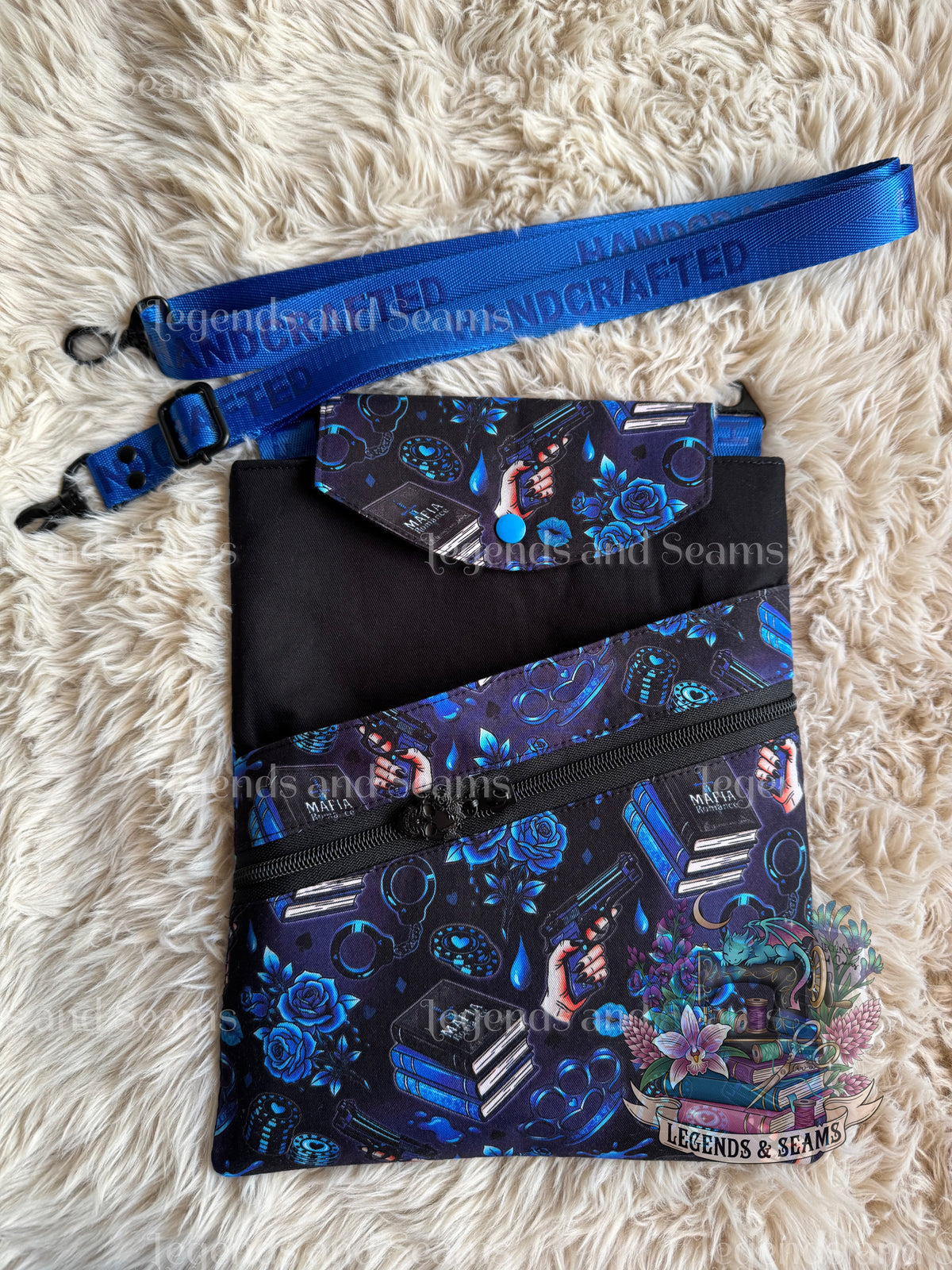 Mafia (Blue) Large 3in1 with adjustable strap