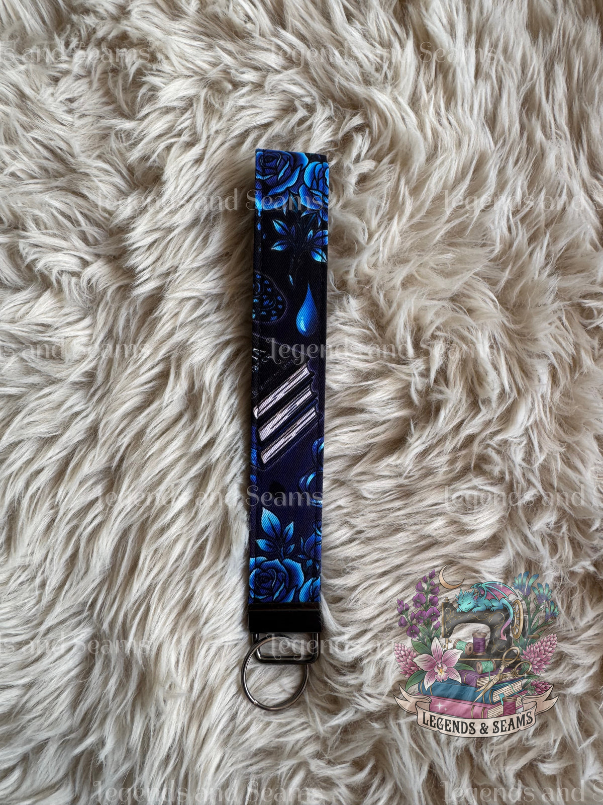 Mafia (Blue) Wristlet
