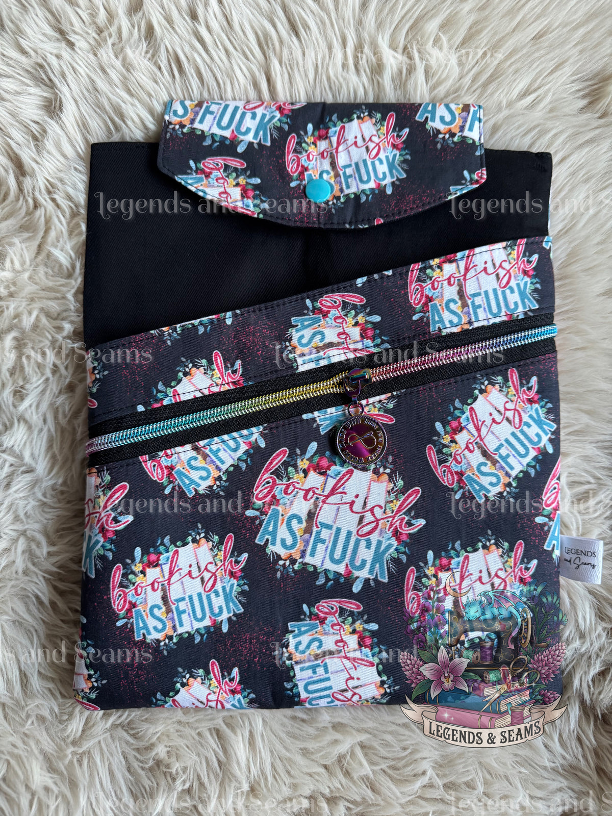 Bookish as f@#k Large 3in1 Sleeve