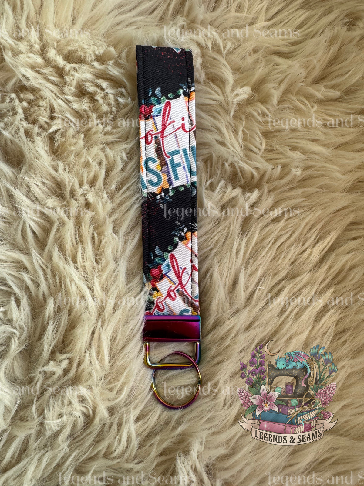 Bookish as f@#k Wristlet
