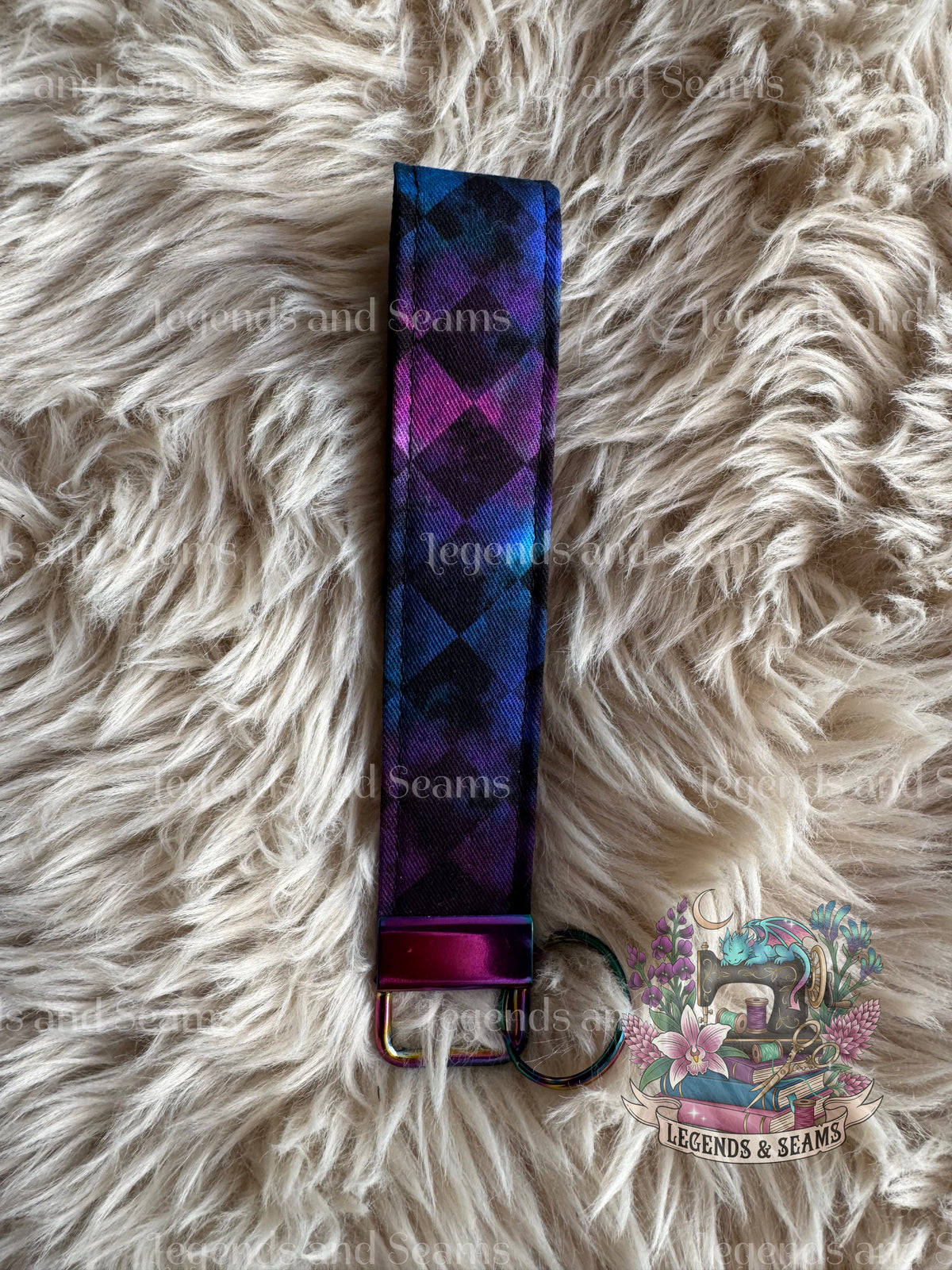 Circus Diamond (Purple) Wristlet