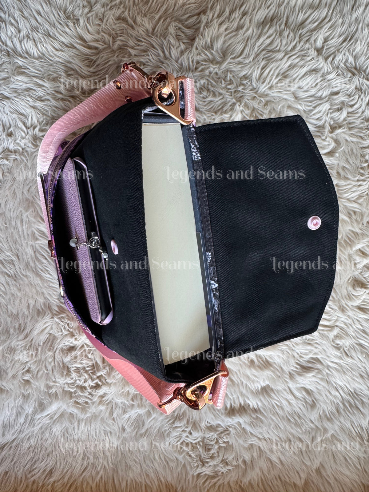Alchemist (Purple and Peach) Large 3in1 with adjustable strap