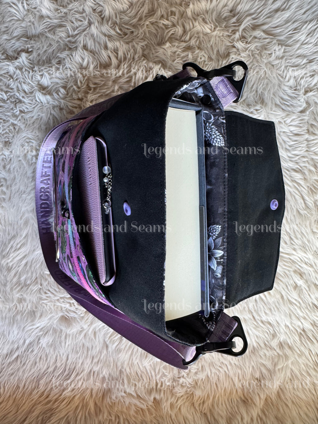 Alchemist (Pink and Purple with Full Colour Potions) Large 3in1 with adjustable strap