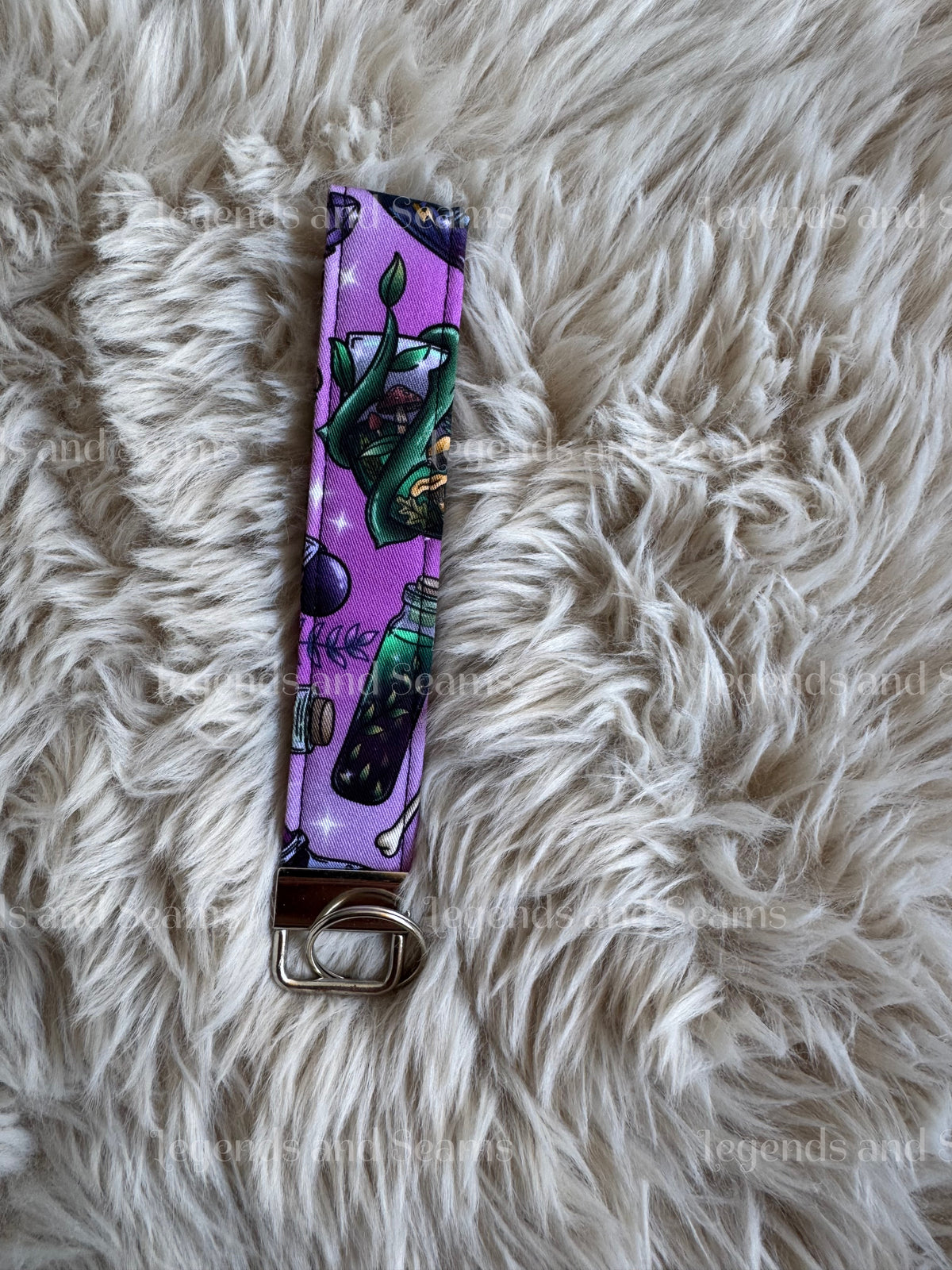 Alchemist (Purple with Full Colour Potions) Wristlet