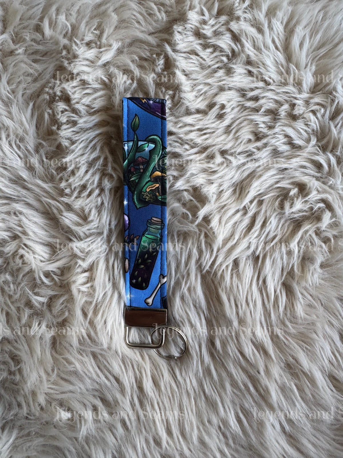 Alchemist (Blue with Full Colour Potions) Wristlet
