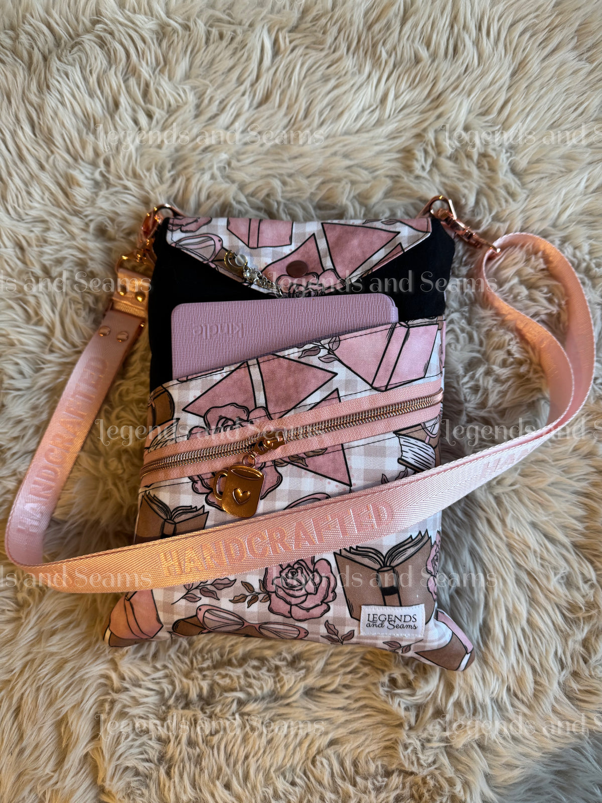 Pink Chic Large 3in1 with adjustable strap
