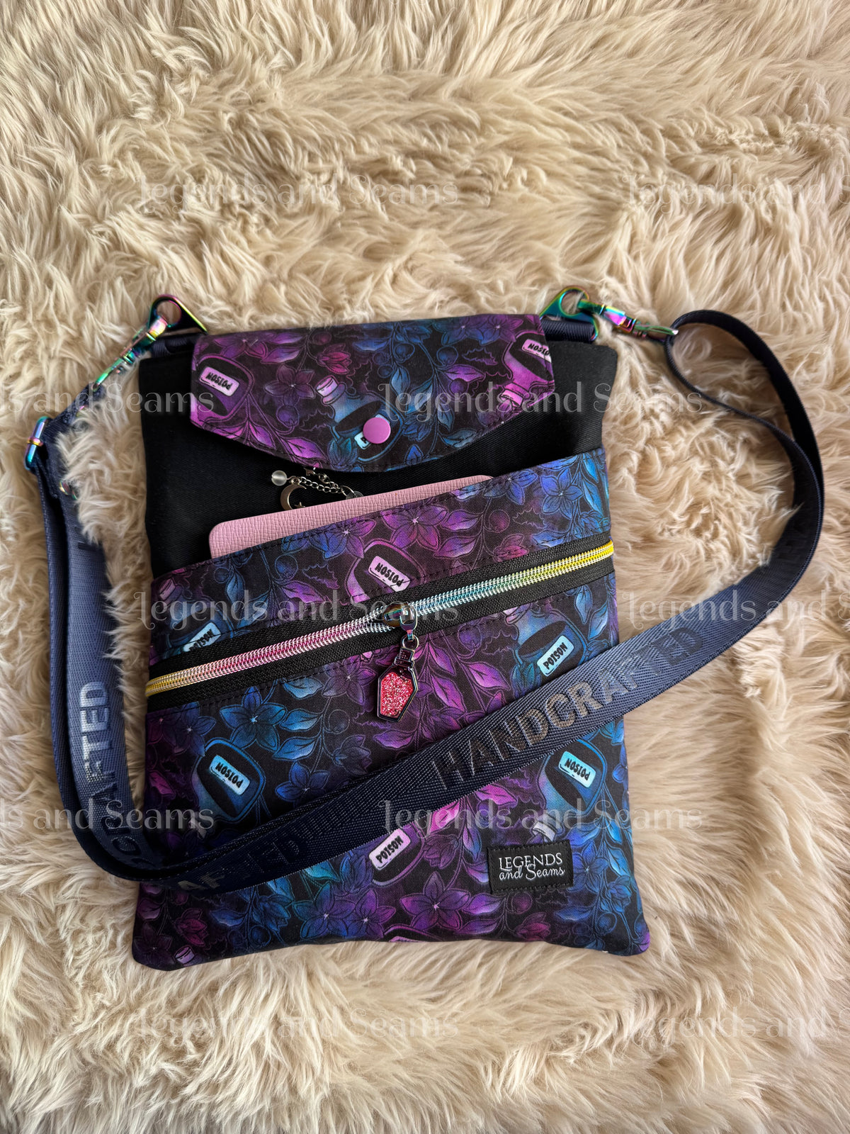 Belladonna Blue Large 3in1 with adjustable strap
