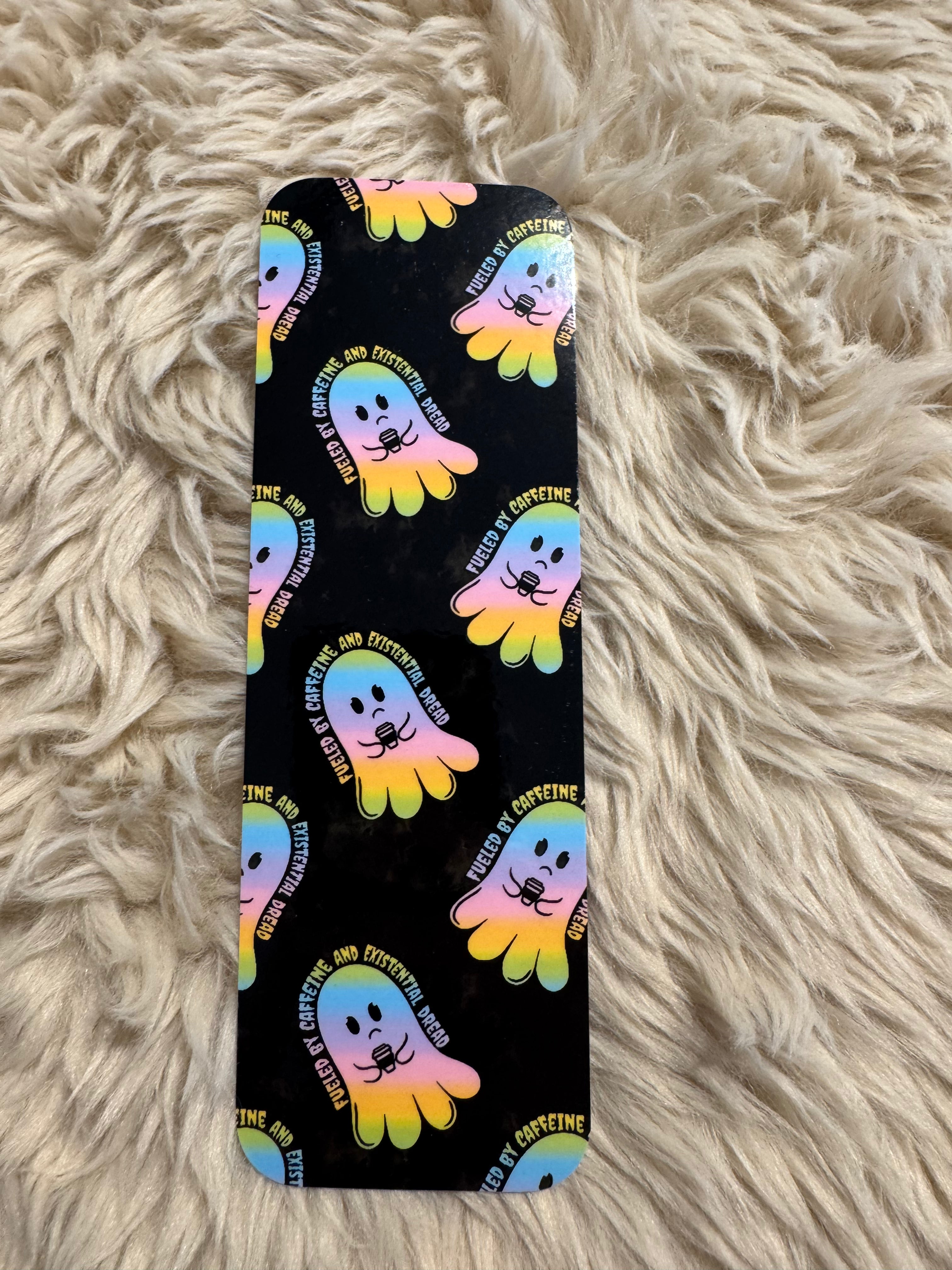 Coffee and existential dread (Rainbow) Bookmark